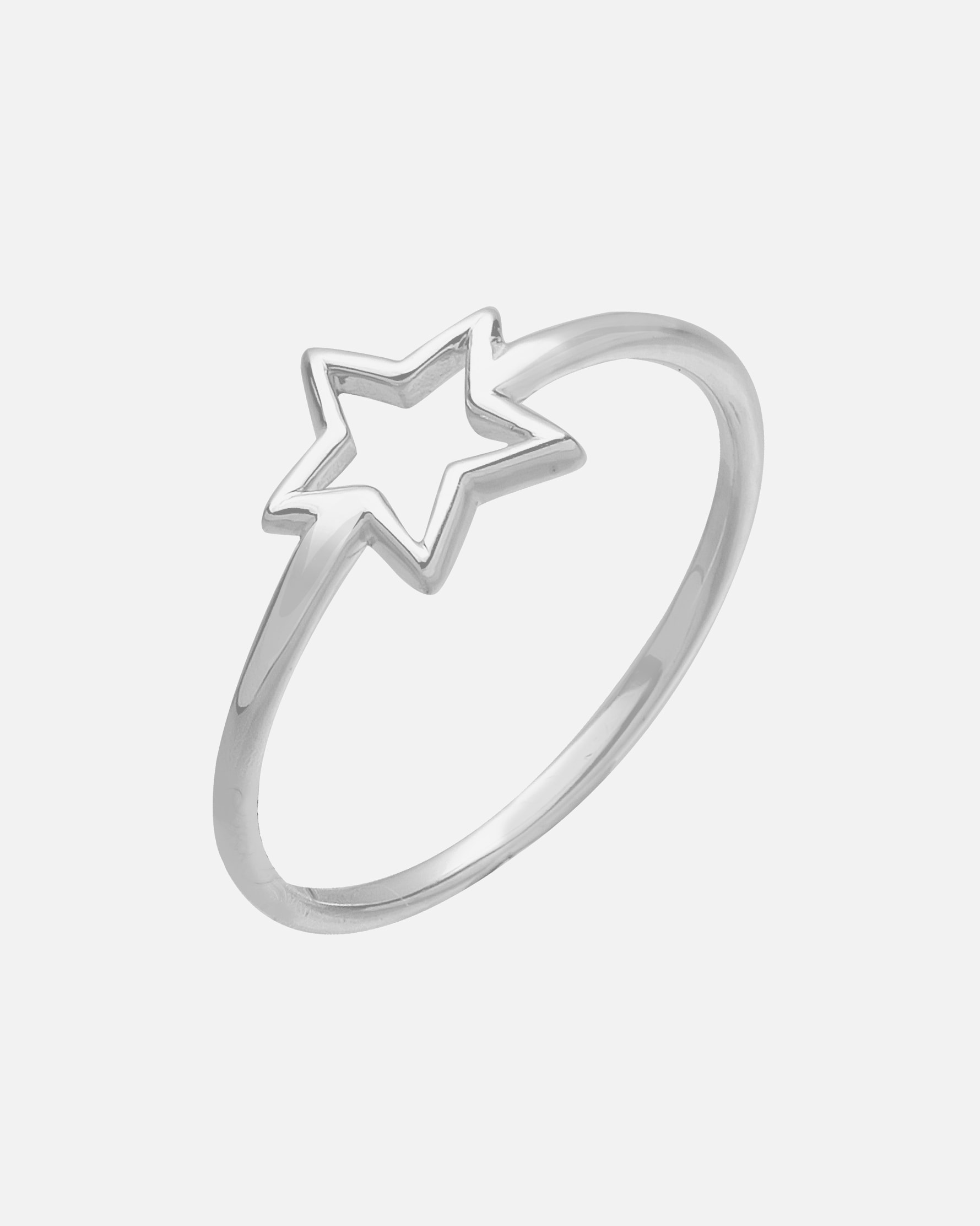 Ring für Weiblich Elli Trendsymbol Stern 925er Sterling Silber 54