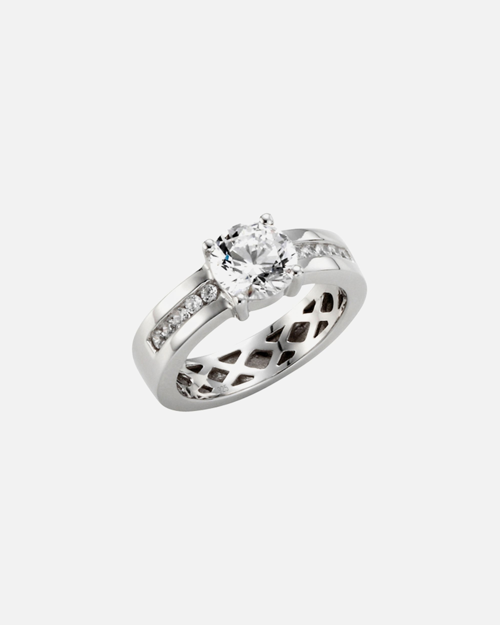 Ring für Weiblich Giorgio Martello Milano Ring Zirkonia, Silber 925 58