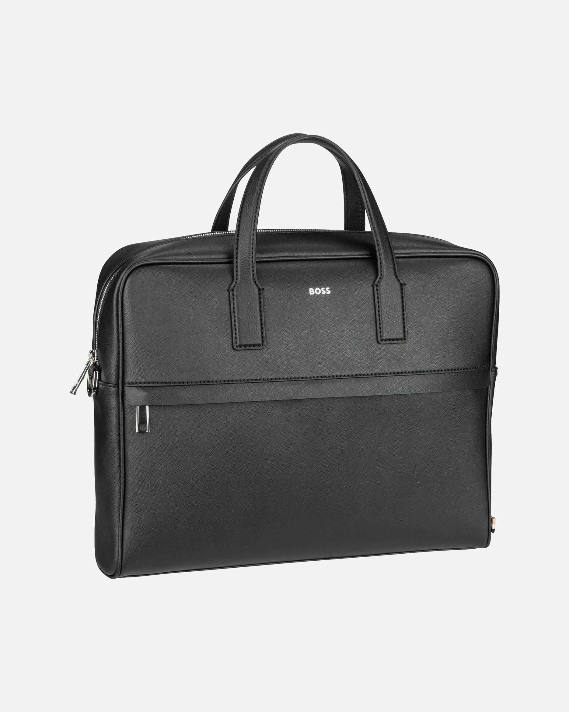 Laptoptasche für Männlich Hugo Boss Aktentasche Zair Small Document Case Black