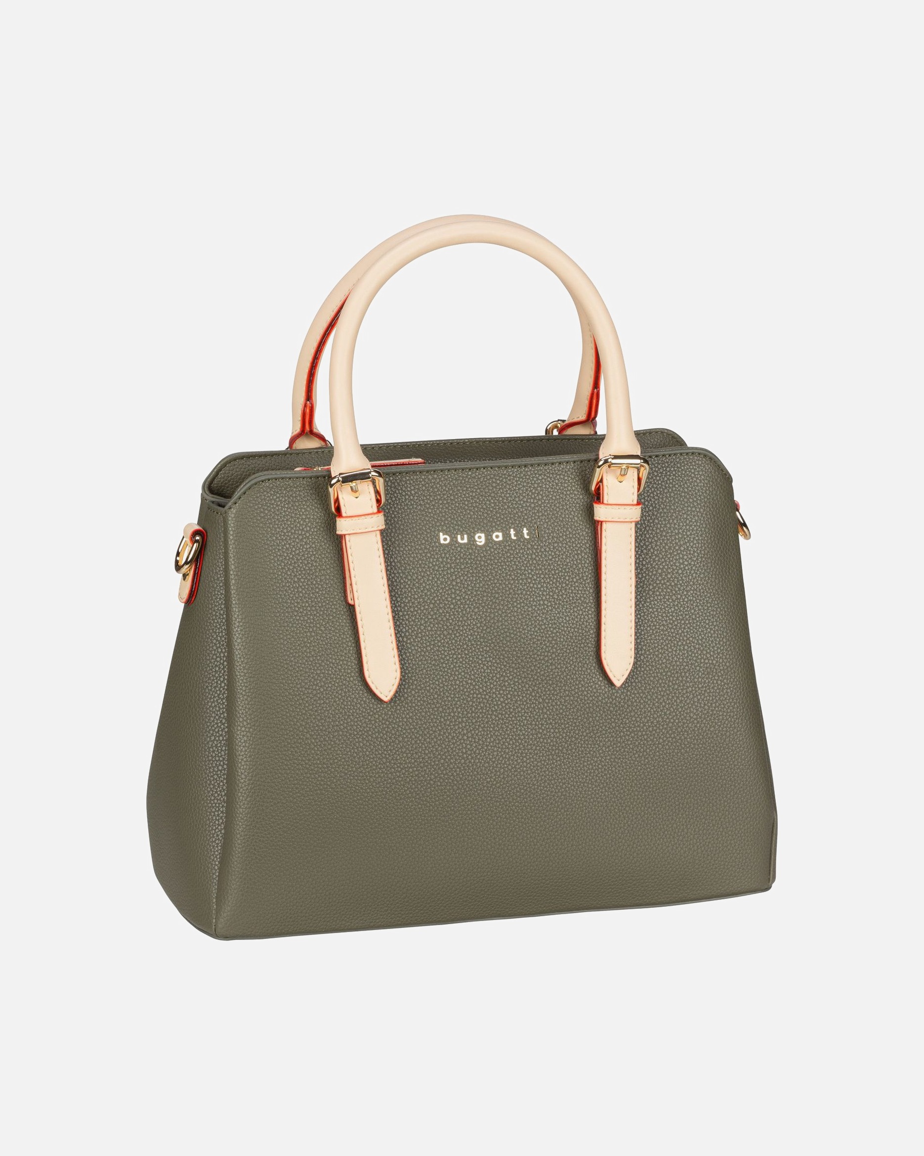 Handtasche für Weiblich Bugatti Handtasche Ella Bowling Bag M Olive