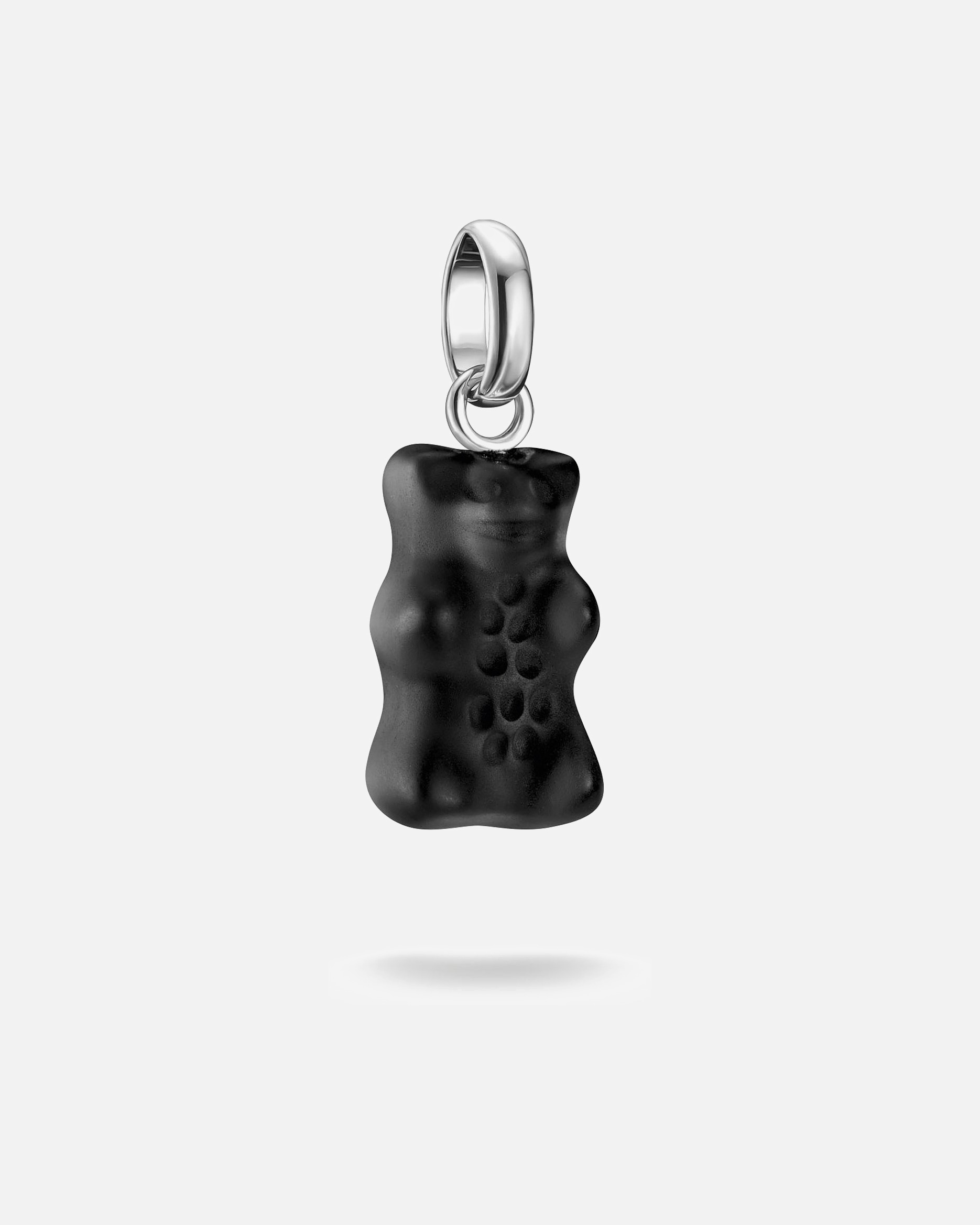 Anhänger für Weiblich Thomas Sabo Charm 925er Silber, recycelt, Glas schwarz