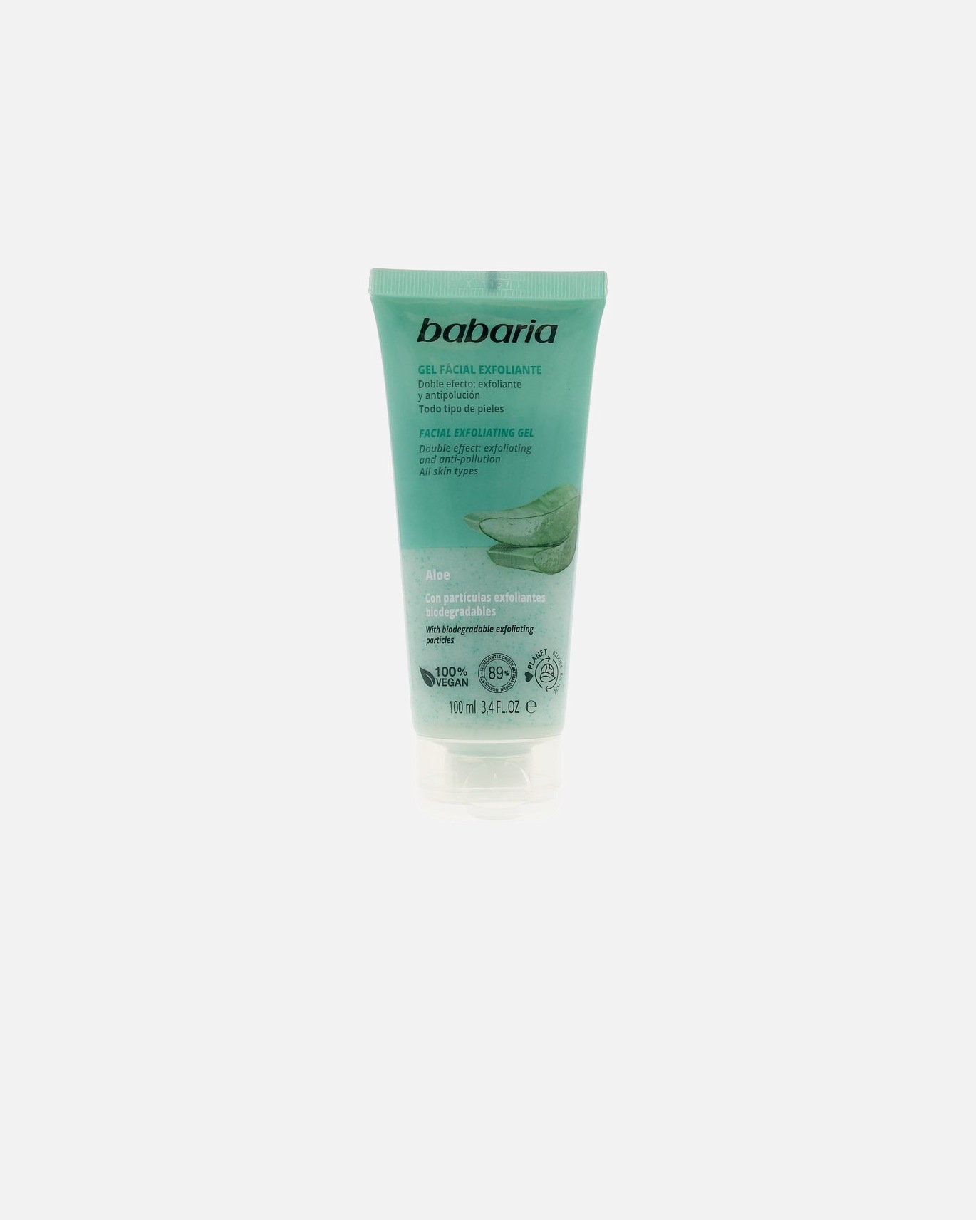 Gesichtspeeling für Weiblich Babaria ALOE VERA gel exfoliante facial 100 ml