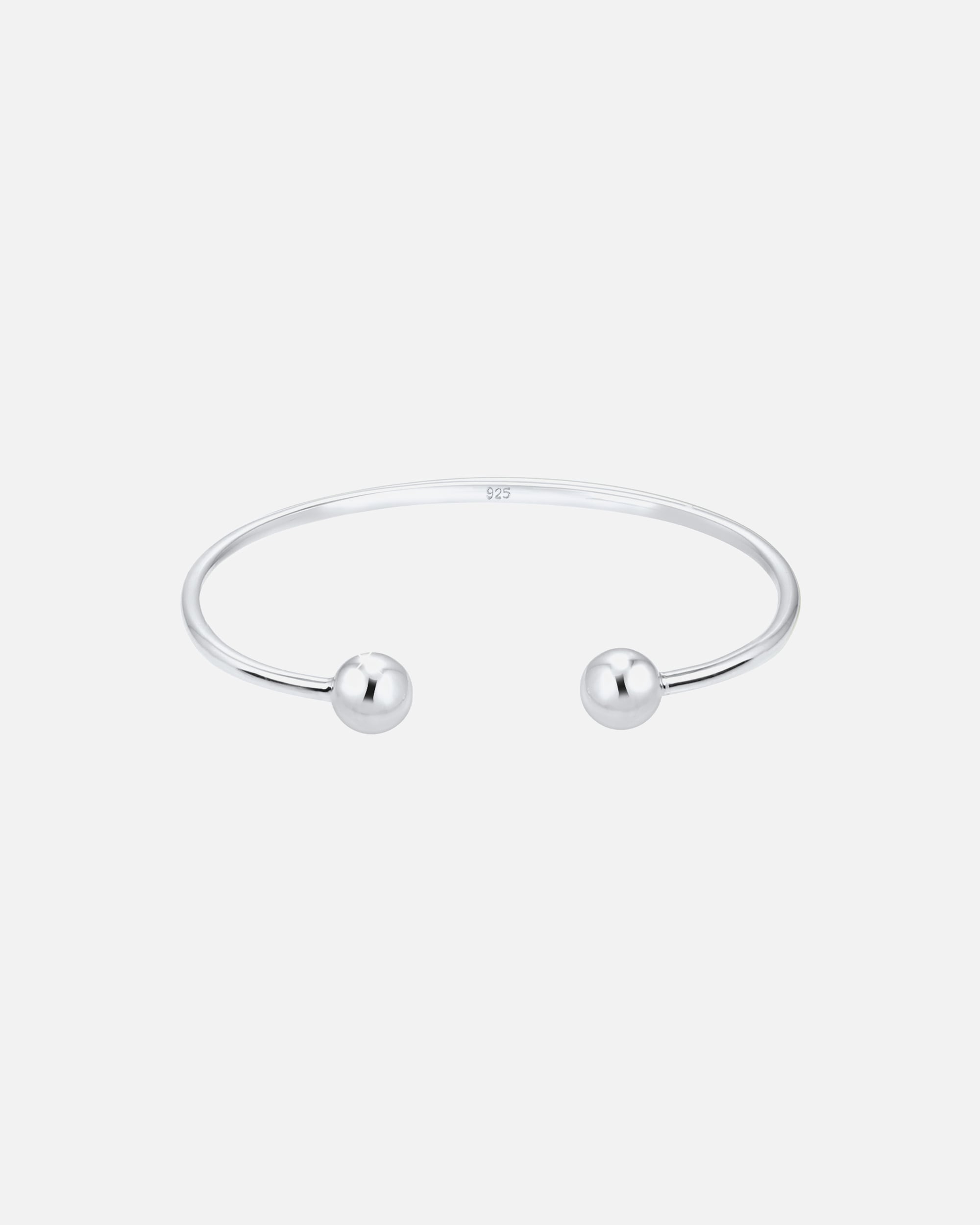 Armreif für Weiblich Elli Elli Armband Kugel Ball Geo Bangle Basic 925 Sterling Silber 1 Stück