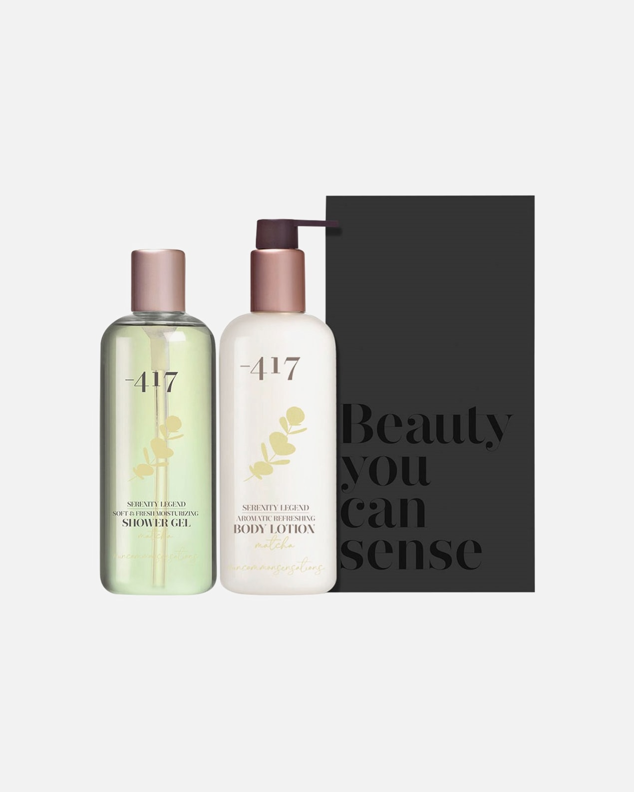 Körperpflegeset für Unisex -417 My Body Duo Matcha Shower Gel 350 ml + Body Lotion 350 ml