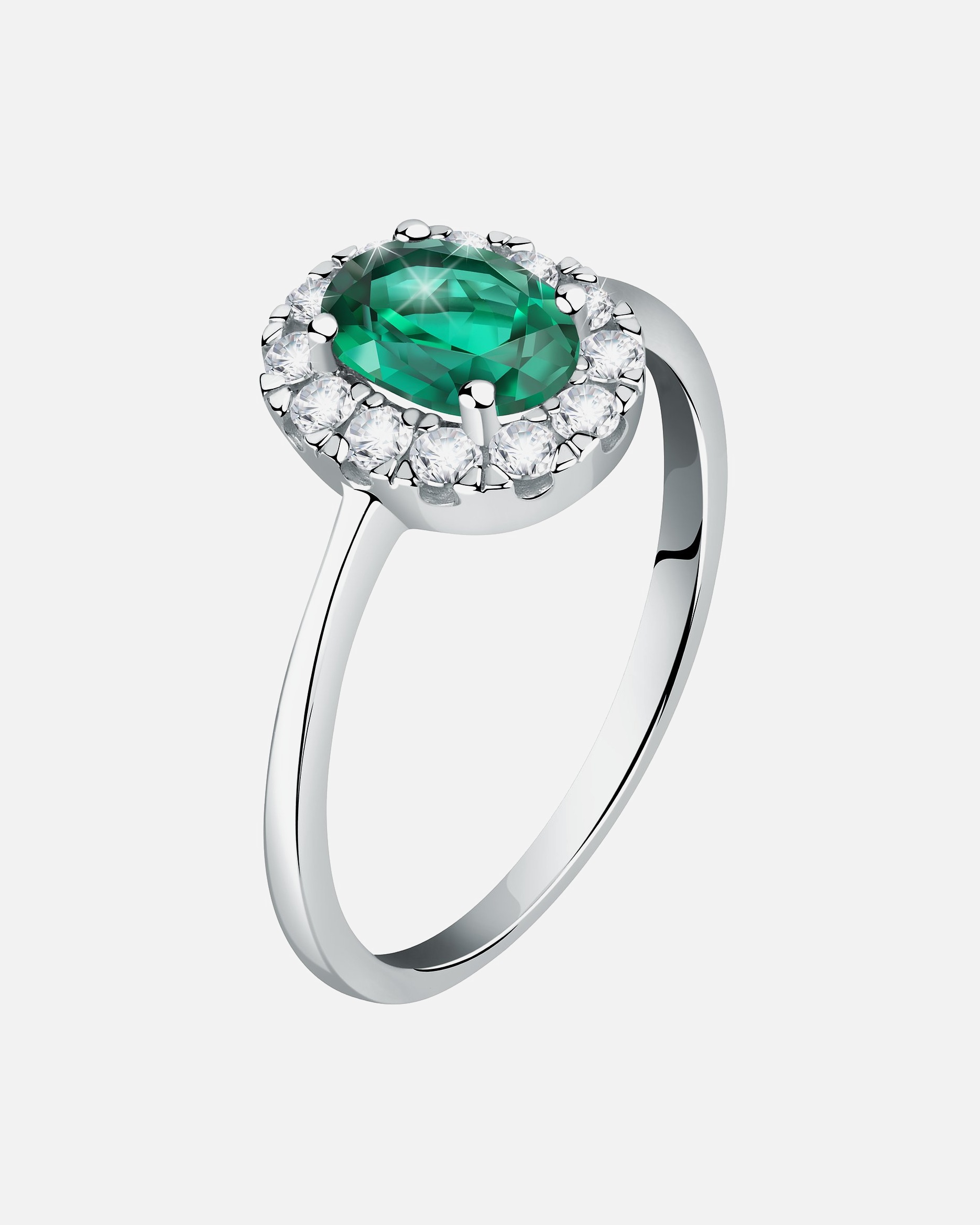 Ring für Weiblich CHRIST Damenring 585er Weißgold 56