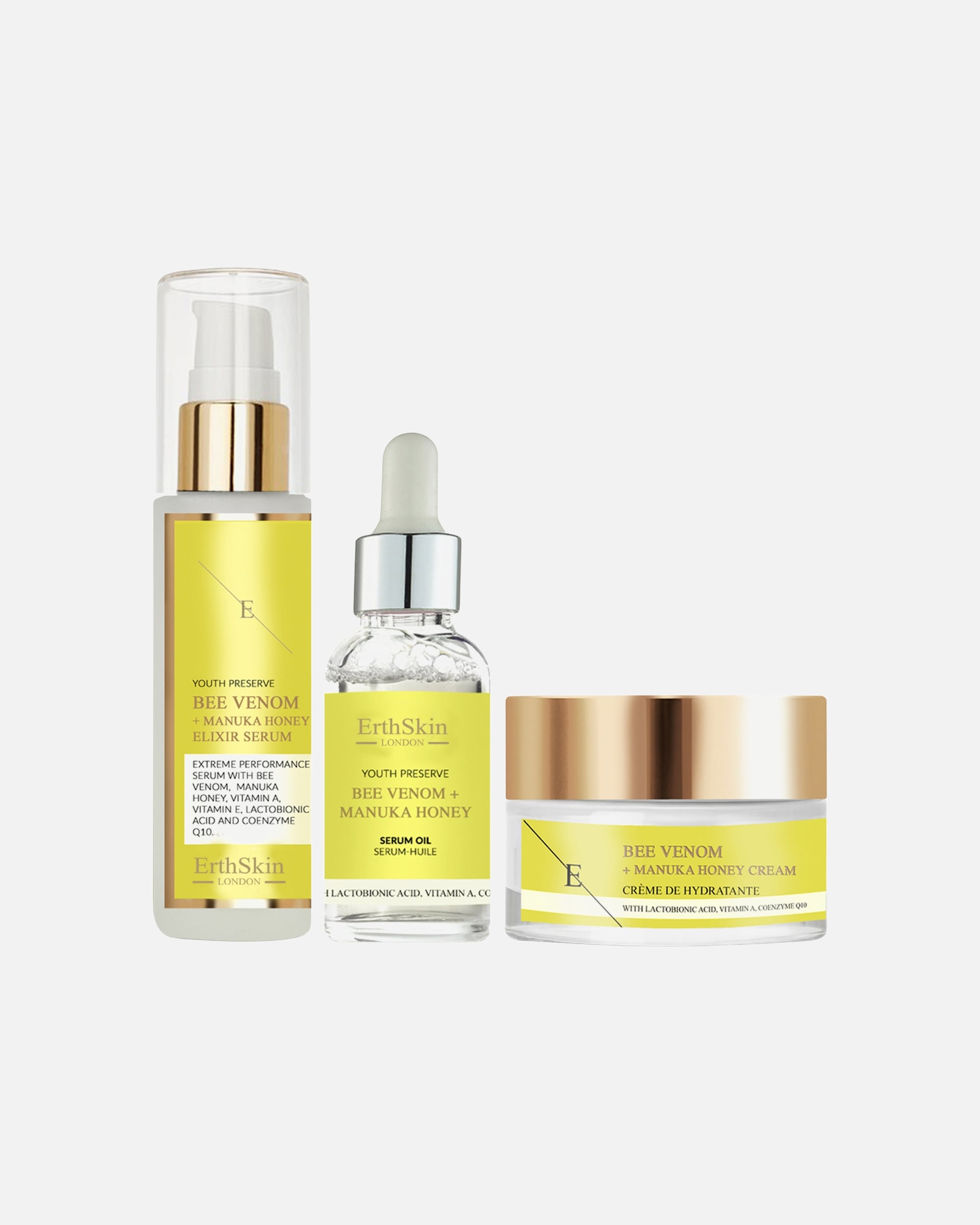 Gesichtspflegeset für Weiblich ErthSkin London Bee Glow Komplette Routine 1 Stück