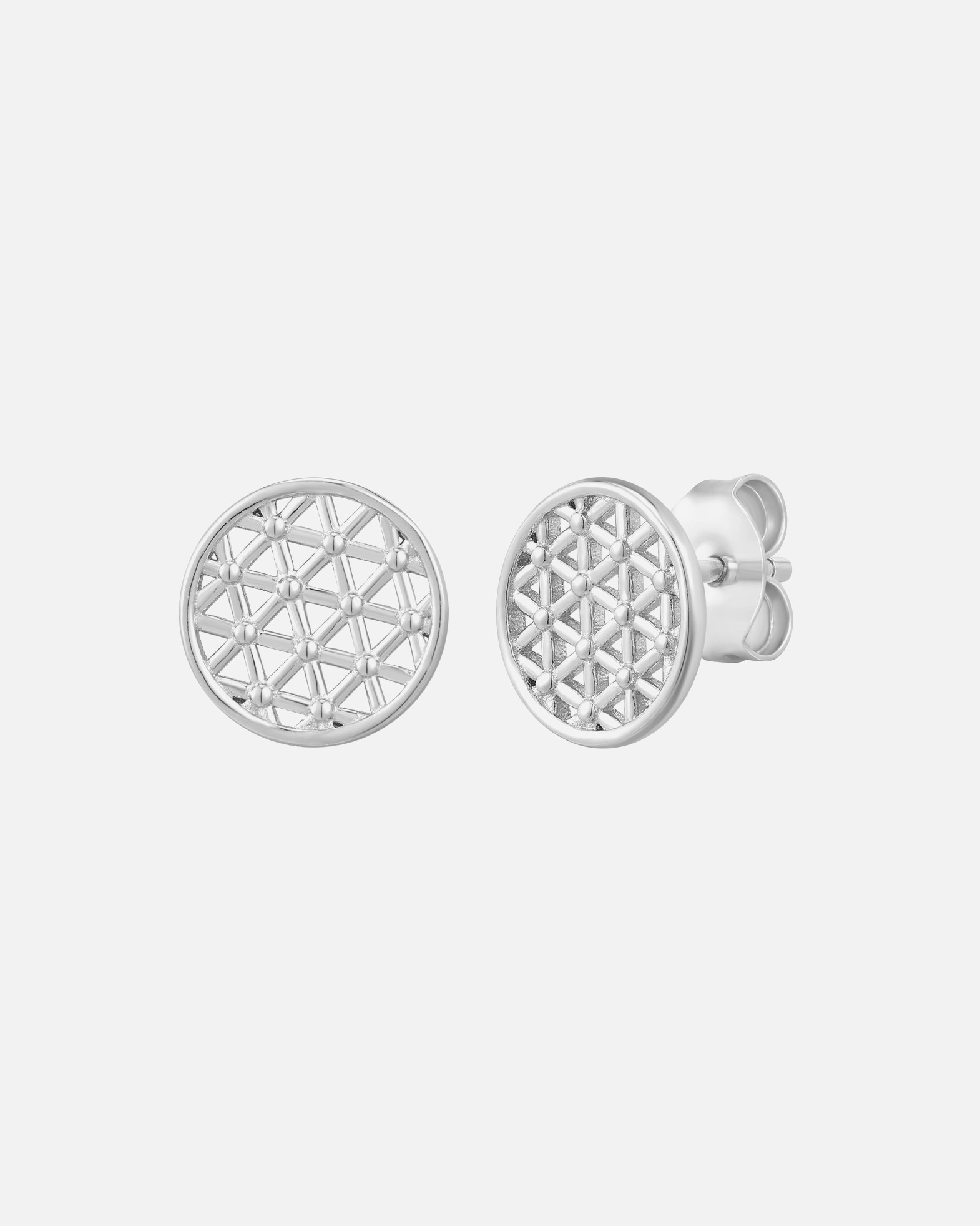 Ohrringe für Weiblich Rafaela Donata Ohrstecker aus Sterling Silber in Silber 9,4 mm