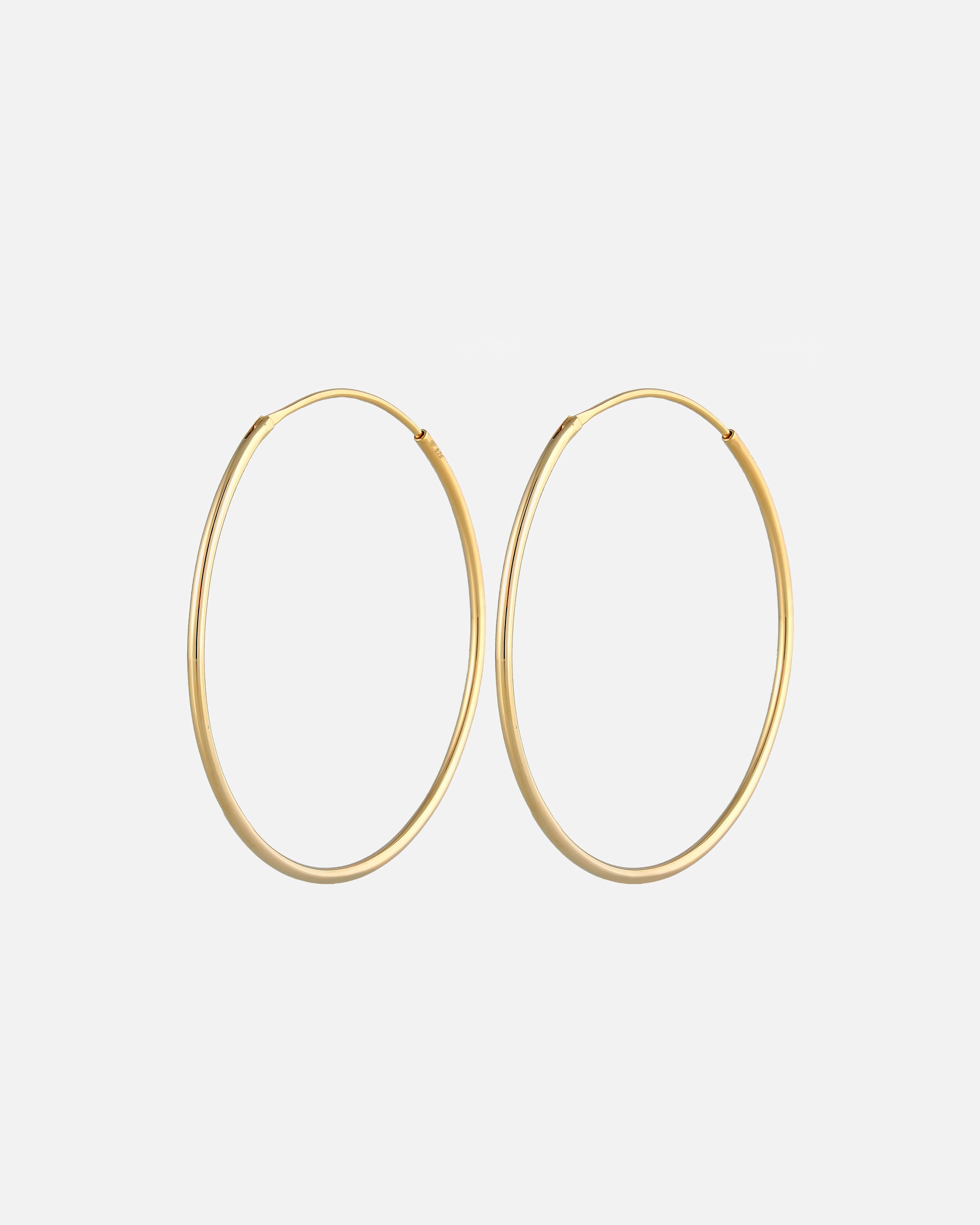 Ohrringe für Weiblich Elli Basic Creolen Trend Zeitlos 925 Sterling Silber 1 Stück