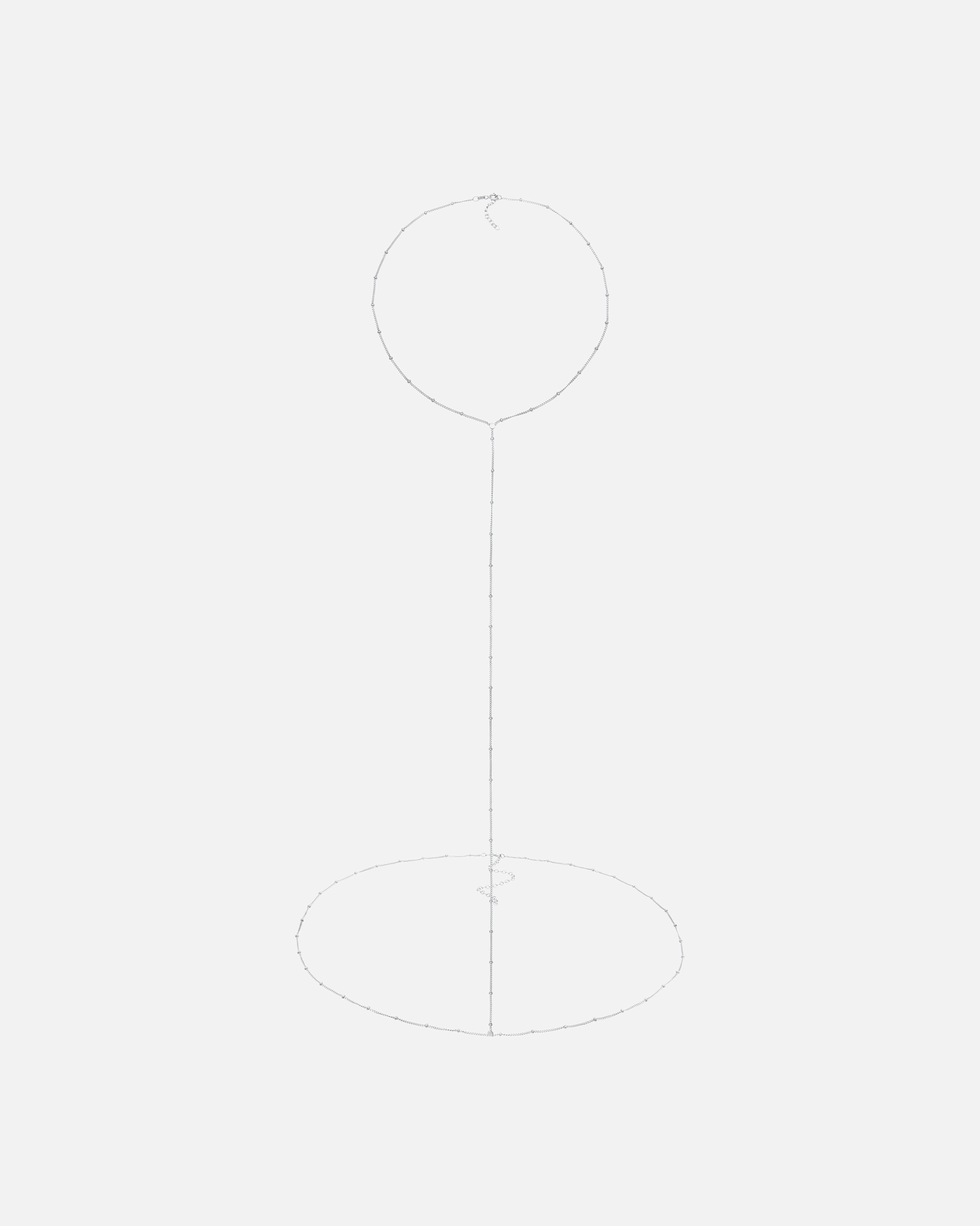 Schmuck für Weiblich Elli Taillenkette Body Chain Kugelkette 925 Silber 1 Stück