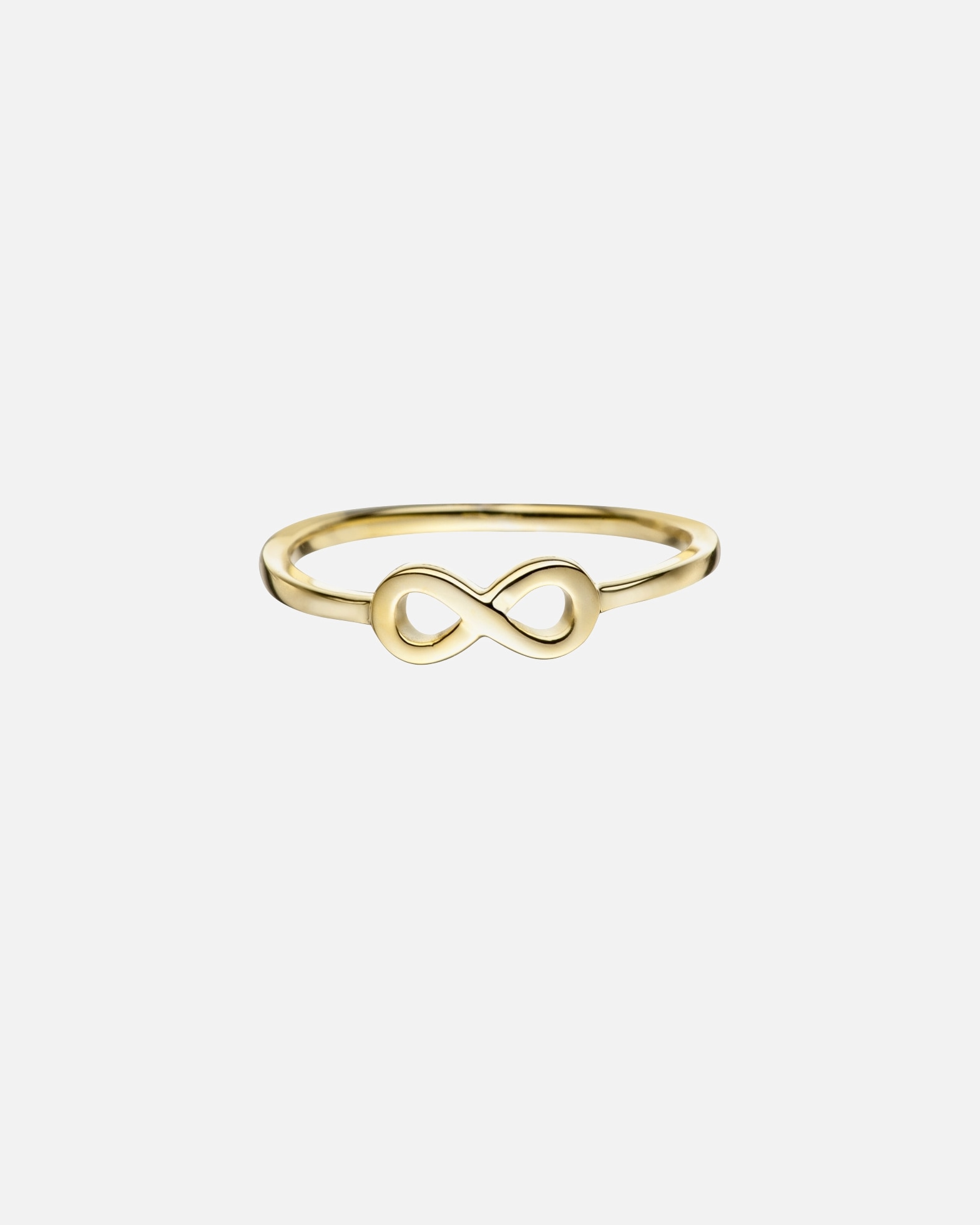 Ring für Weiblich Glanzstücke München Ring Infinity aus Sterling Silber in gelbgold 52