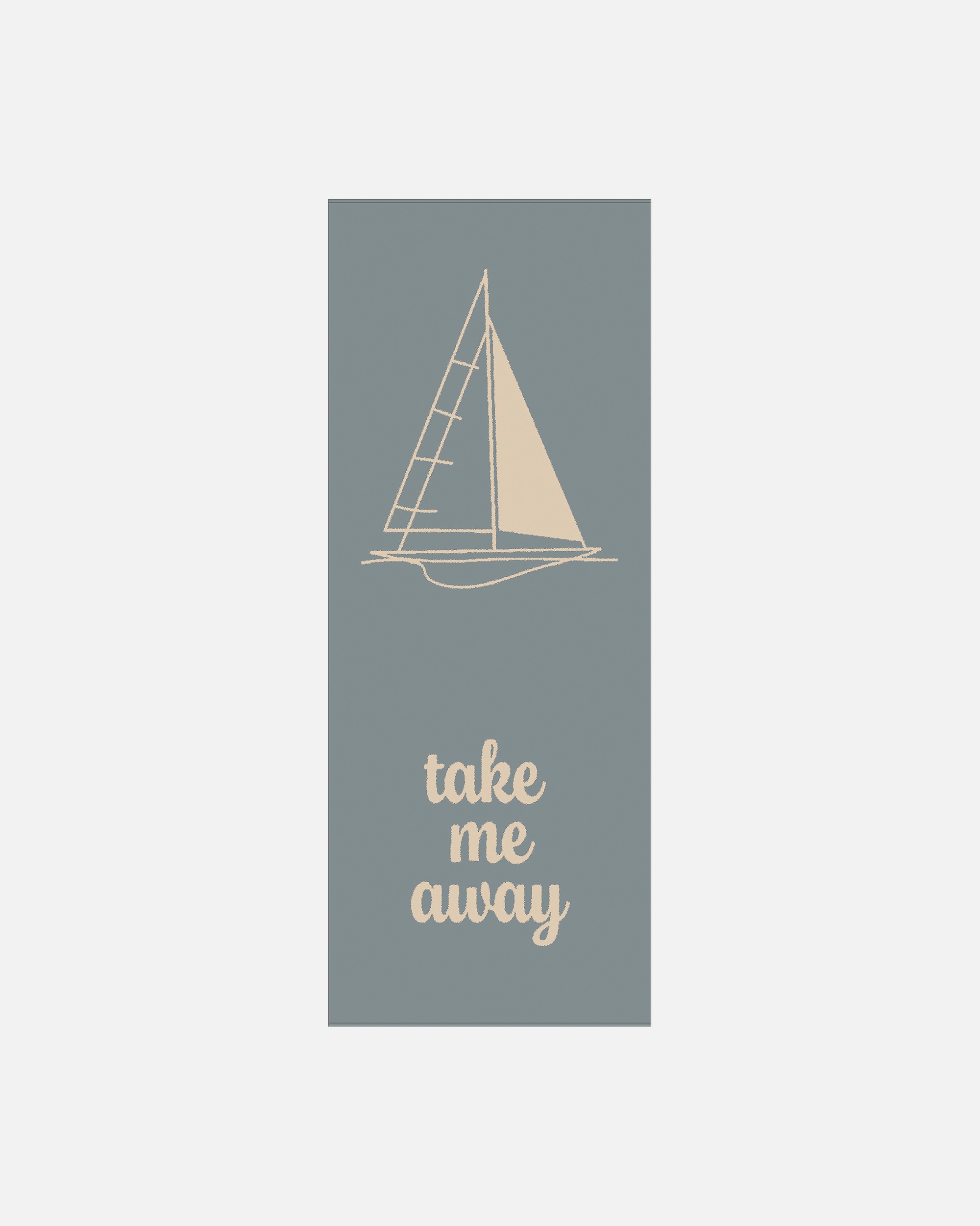 Handtuch für Unisex Cawö Cawö Saunatücher Postcard Towels TRAVEL Sailing boat 6288 nordic blue - 13 Saunatuch 70x180 cm
