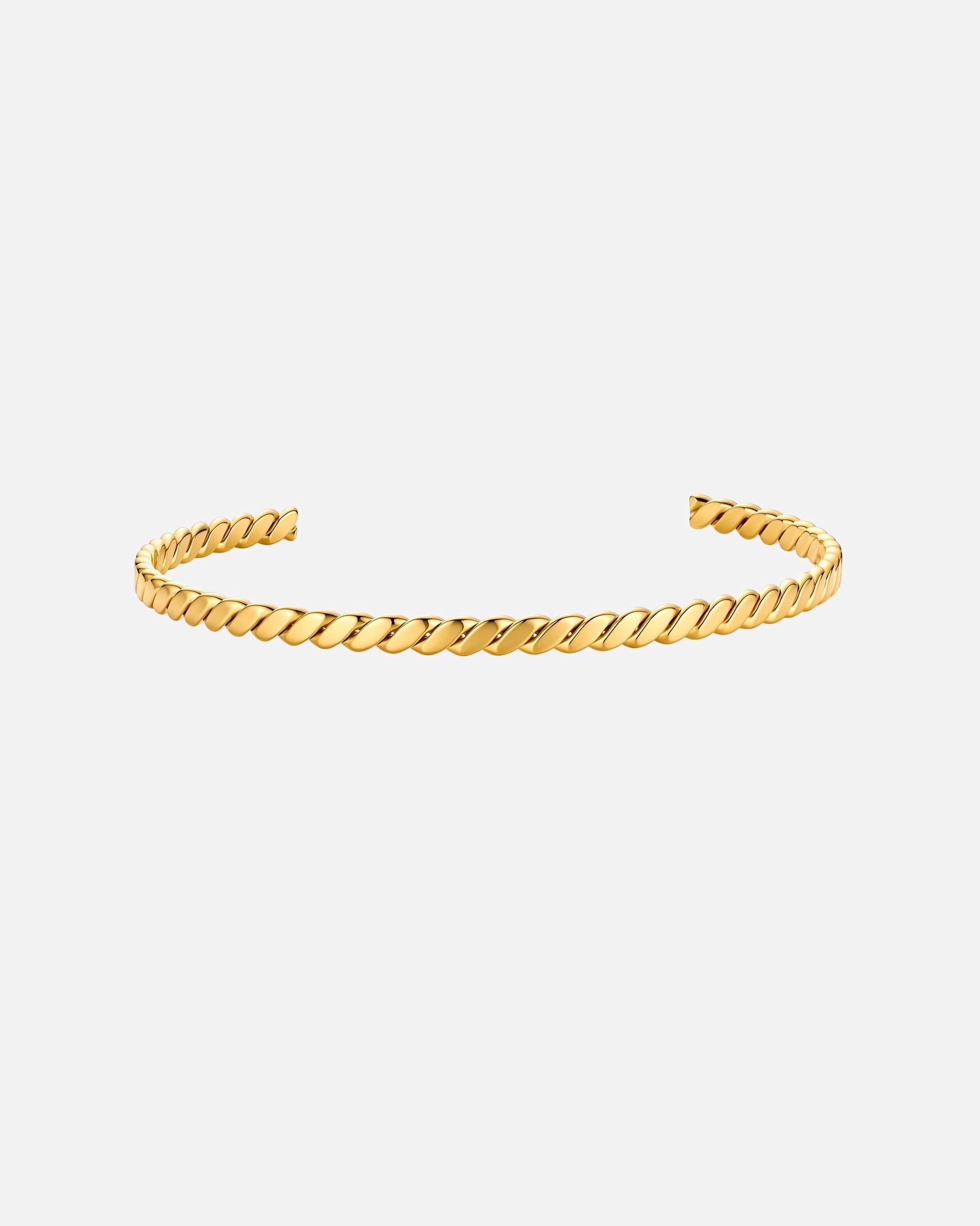 Armreif für Weiblich Glanzstücke München Armreif aus Edelstahl in Gelbgold 17,0 cm, flexibel einstellbar