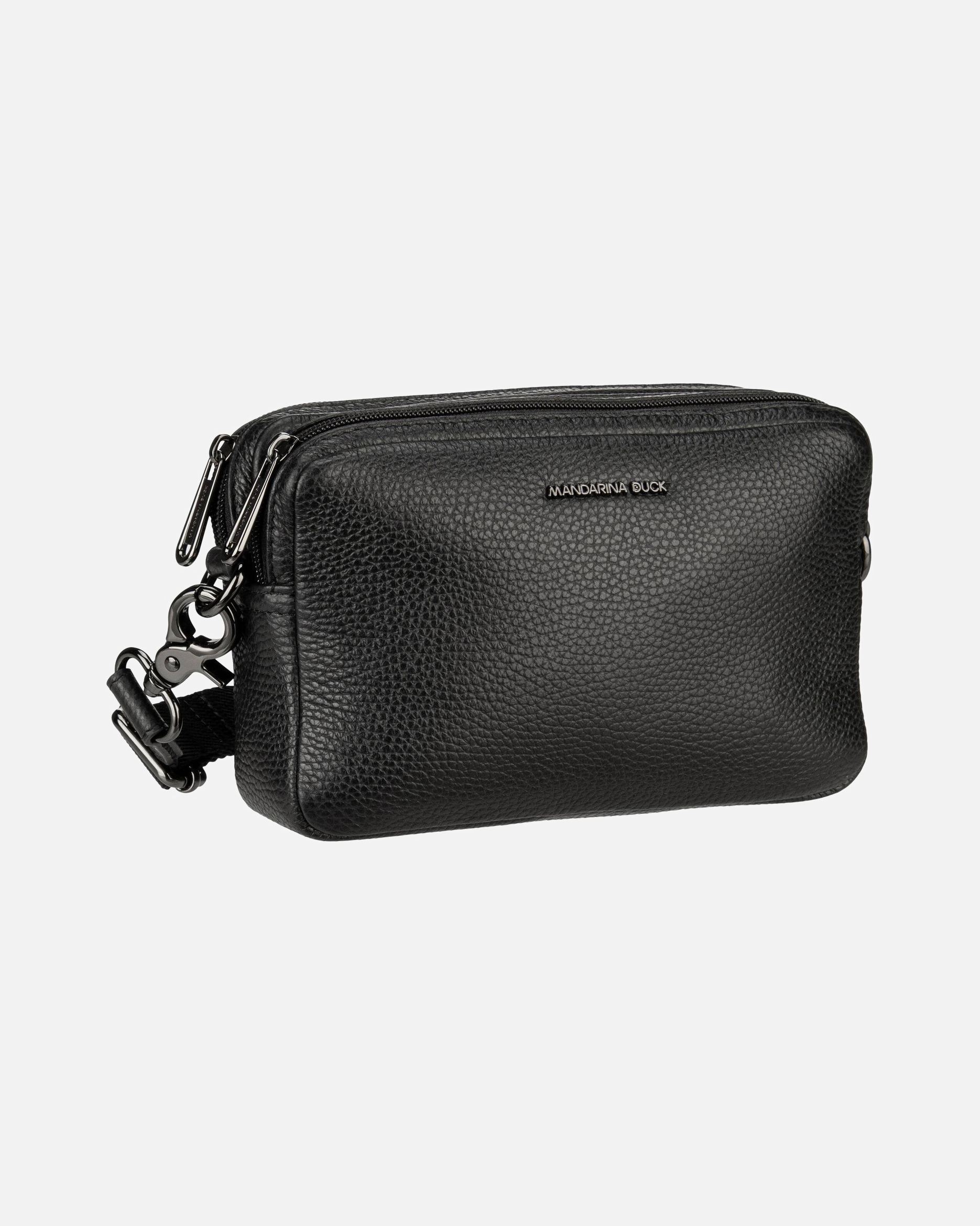 Umhängetasche für Weiblich Mandarina Duck Umhängetasche Mellow Leather FZT13 Nero