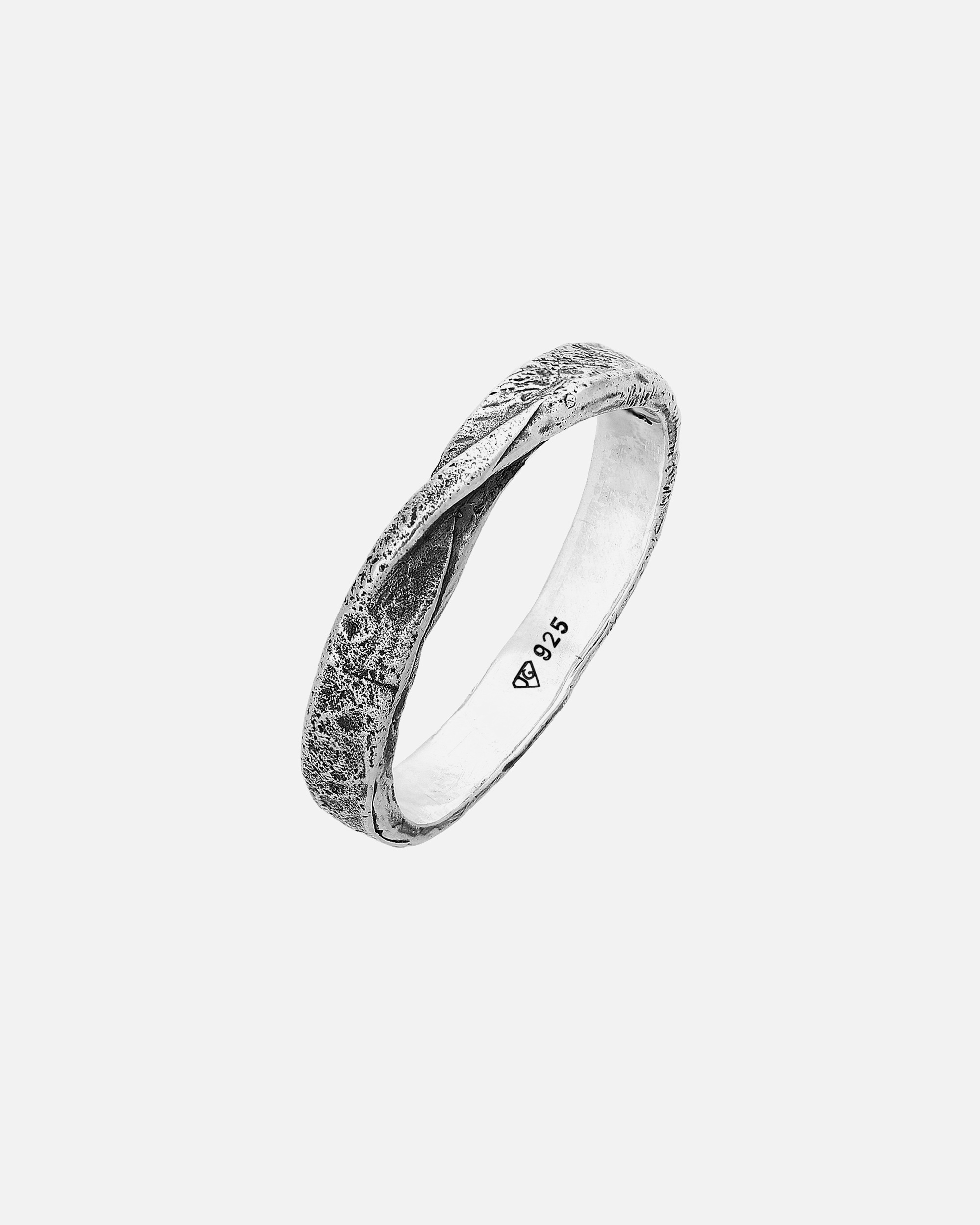 Ring für Männlich Haze & Glory Default Brand Line Bandring - Twisted 925 Silber 60