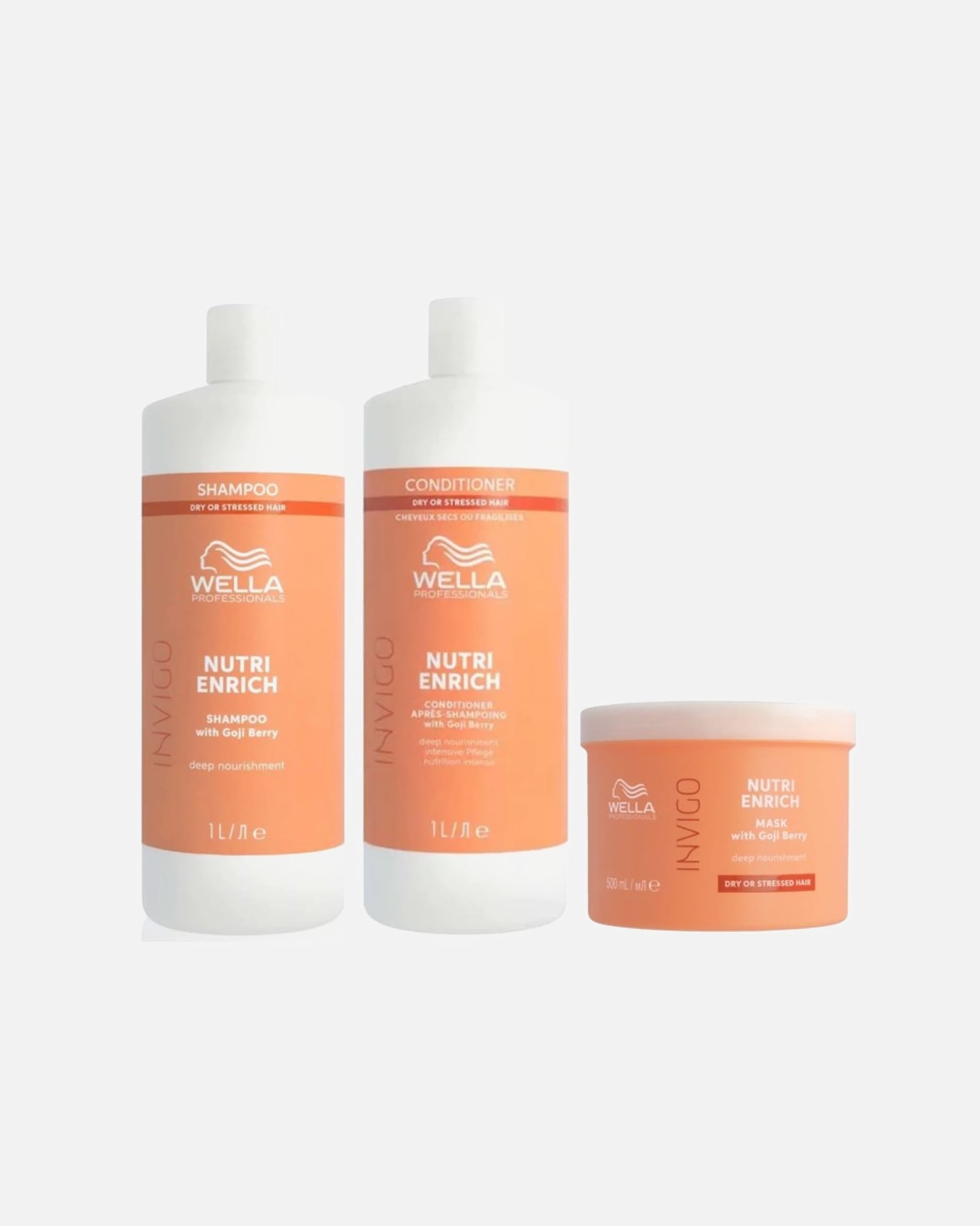 Haarpflegeset für Weiblich Wella INVIGO Nutri-Enrich Deep Nourishing Bundle Maske XL 1 Stück