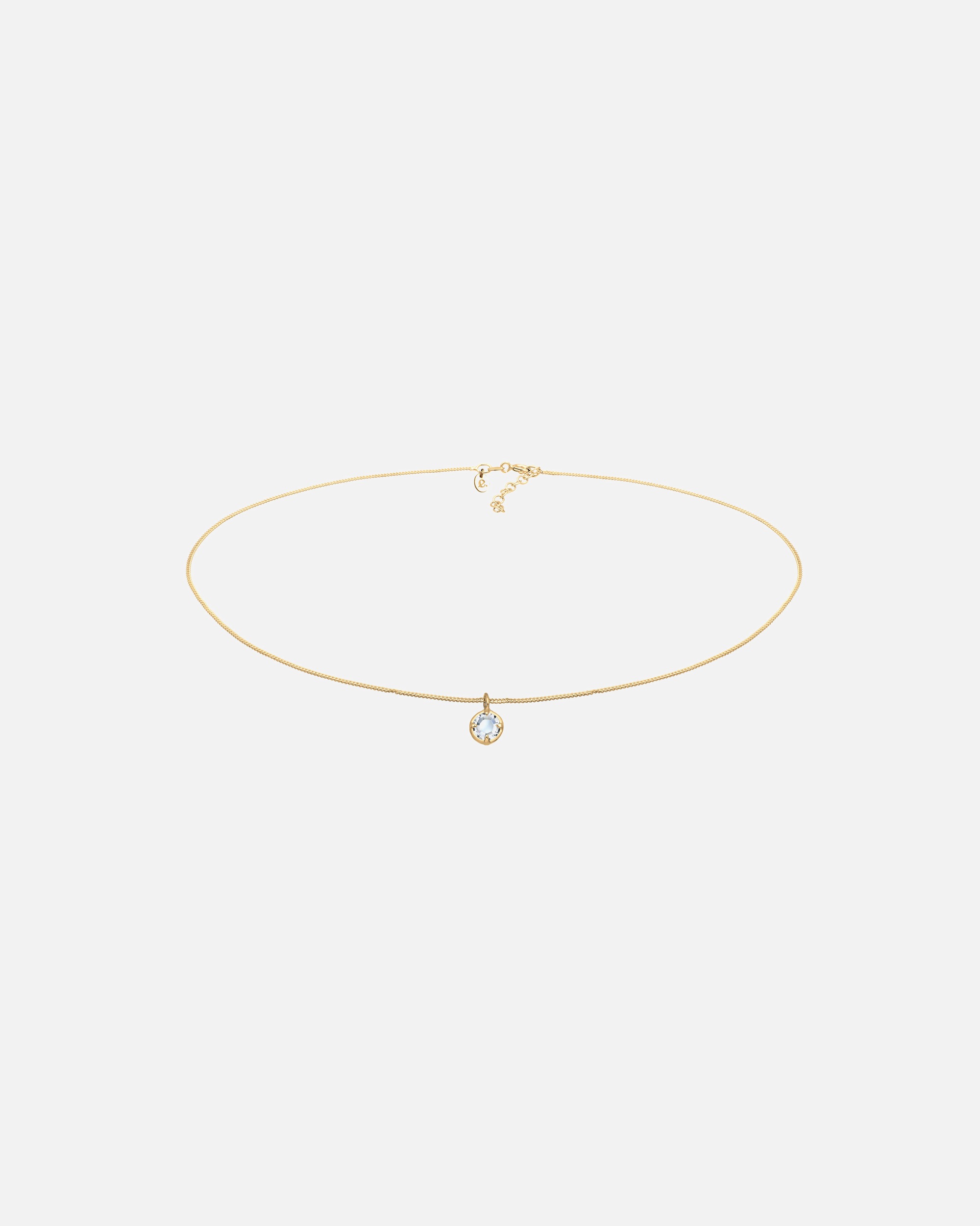 Halskette für Weiblich Elli PREMIUM Choker Basic Stein Kristall 925 Silber 1 Stück