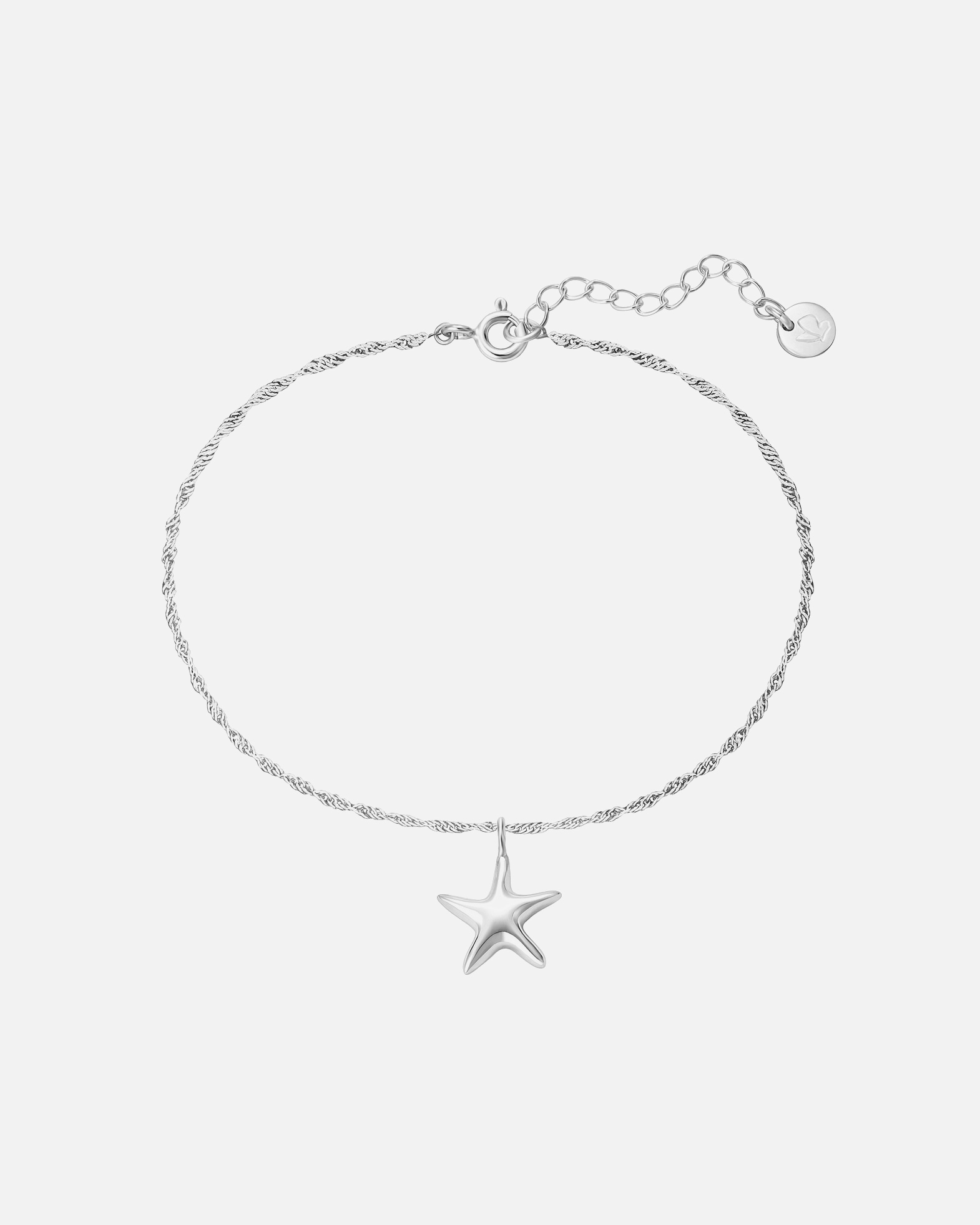 Armband für Weiblich Glanzstücke München Armband Seestern aus Sterling Silber in silber 17,0 cm Basislänge + 3,0 cm Verlängerung