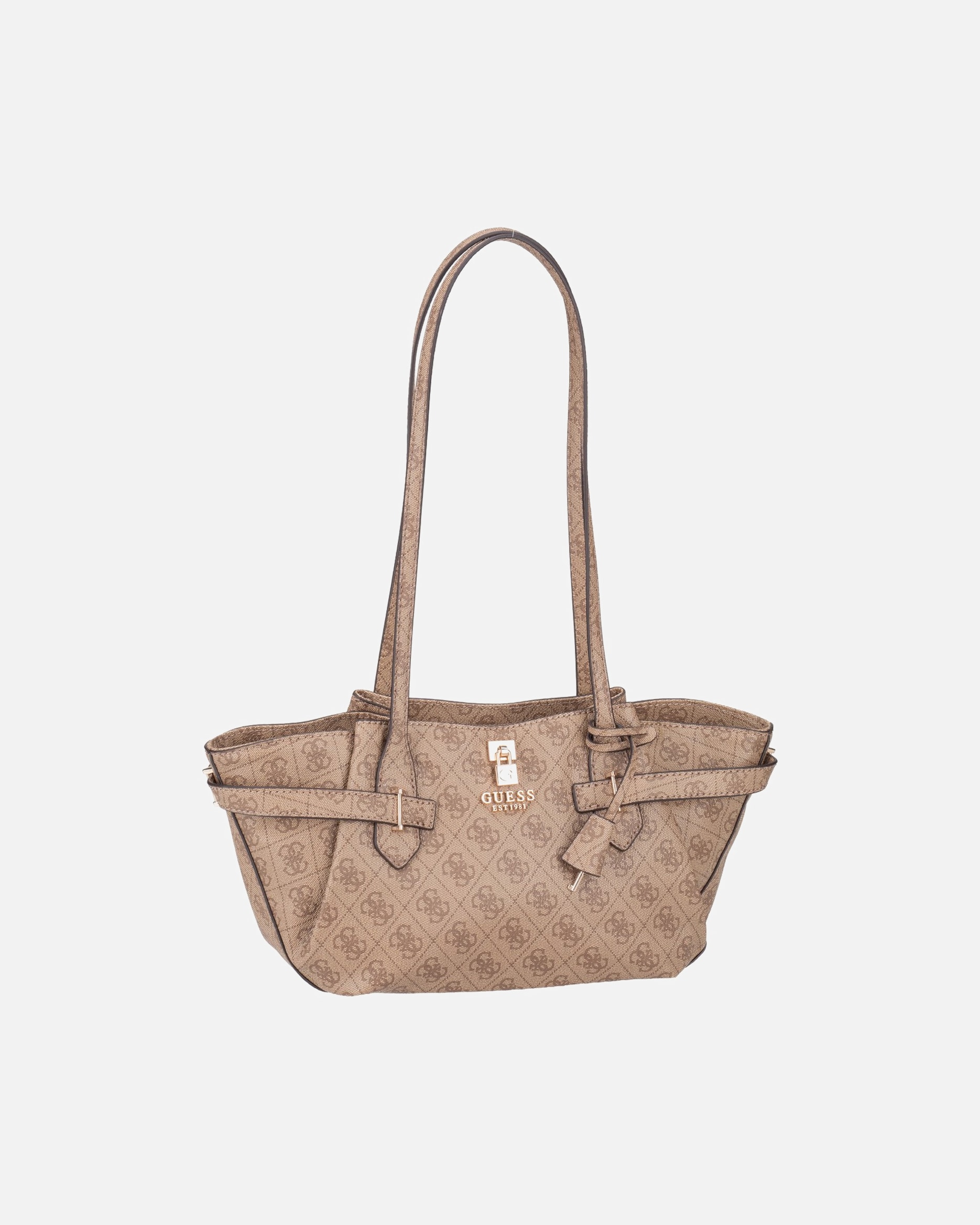 Handtasche für Weiblich GUESS Handtasche Yesba Girlfriend Shoulder latte logo