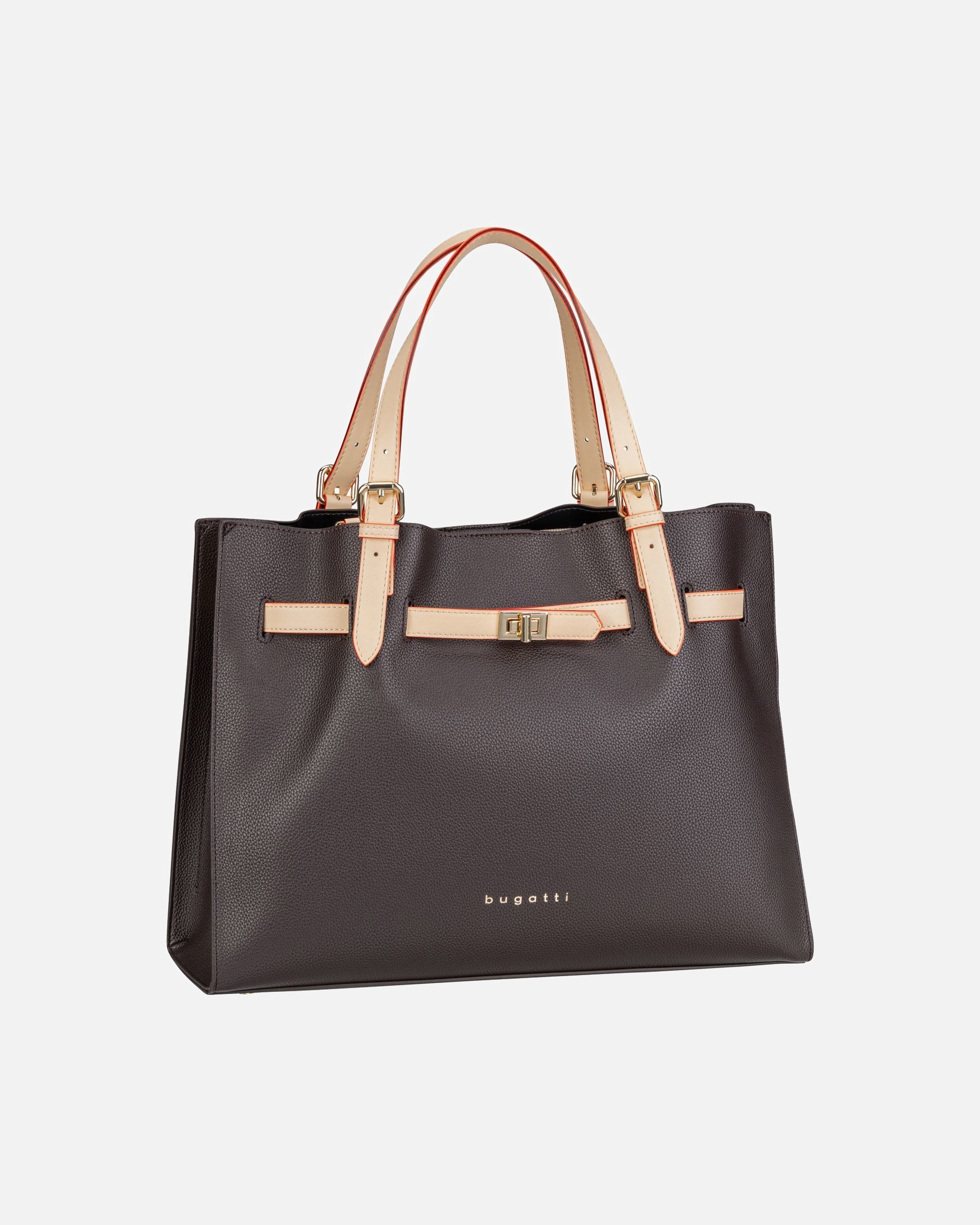 Handtasche für Weiblich Bugatti Handtasche Ella L Dunkelbraun