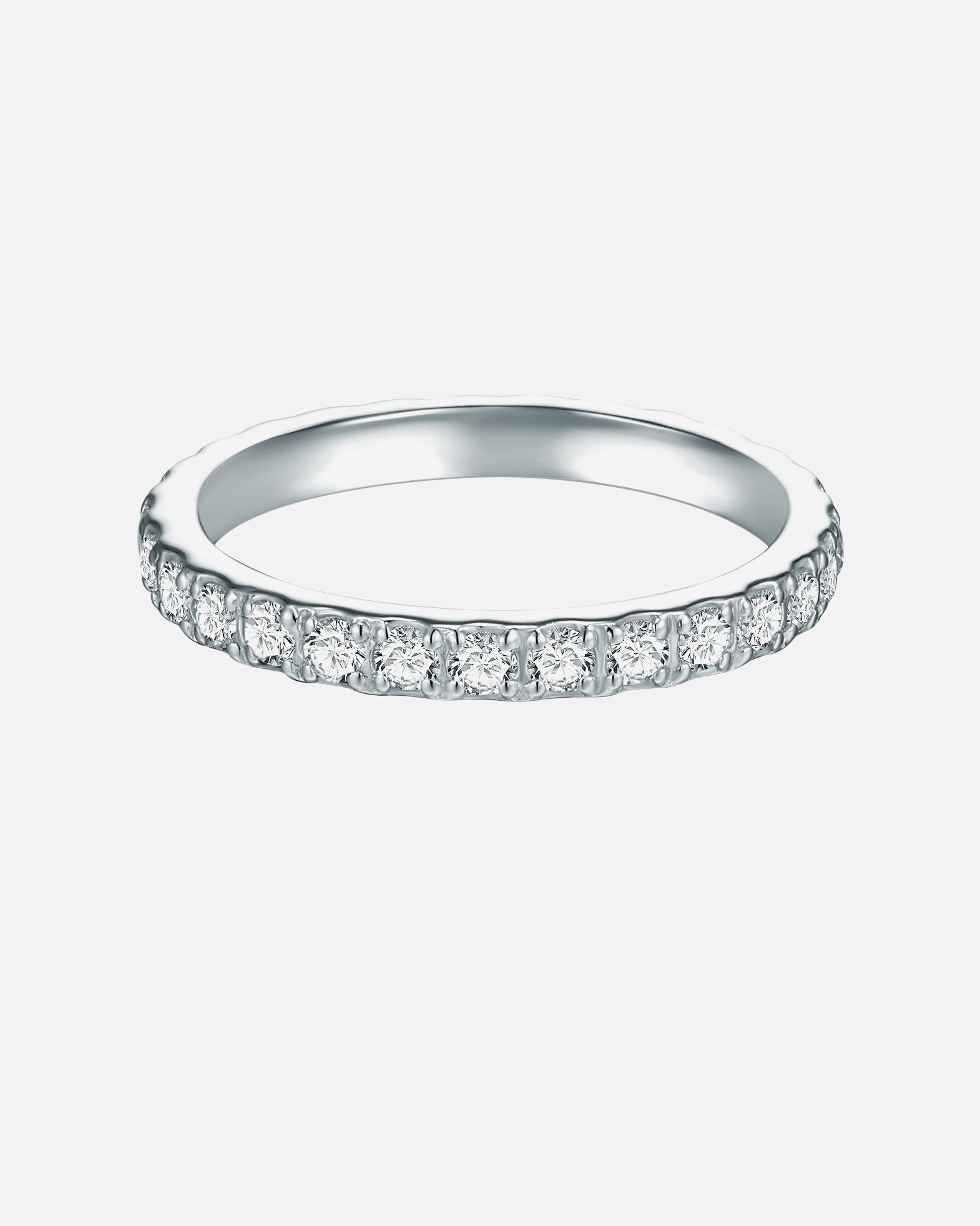 Ring für Weiblich Trilani Ring aus Sterling Silber in silber mit Zirkonia 52