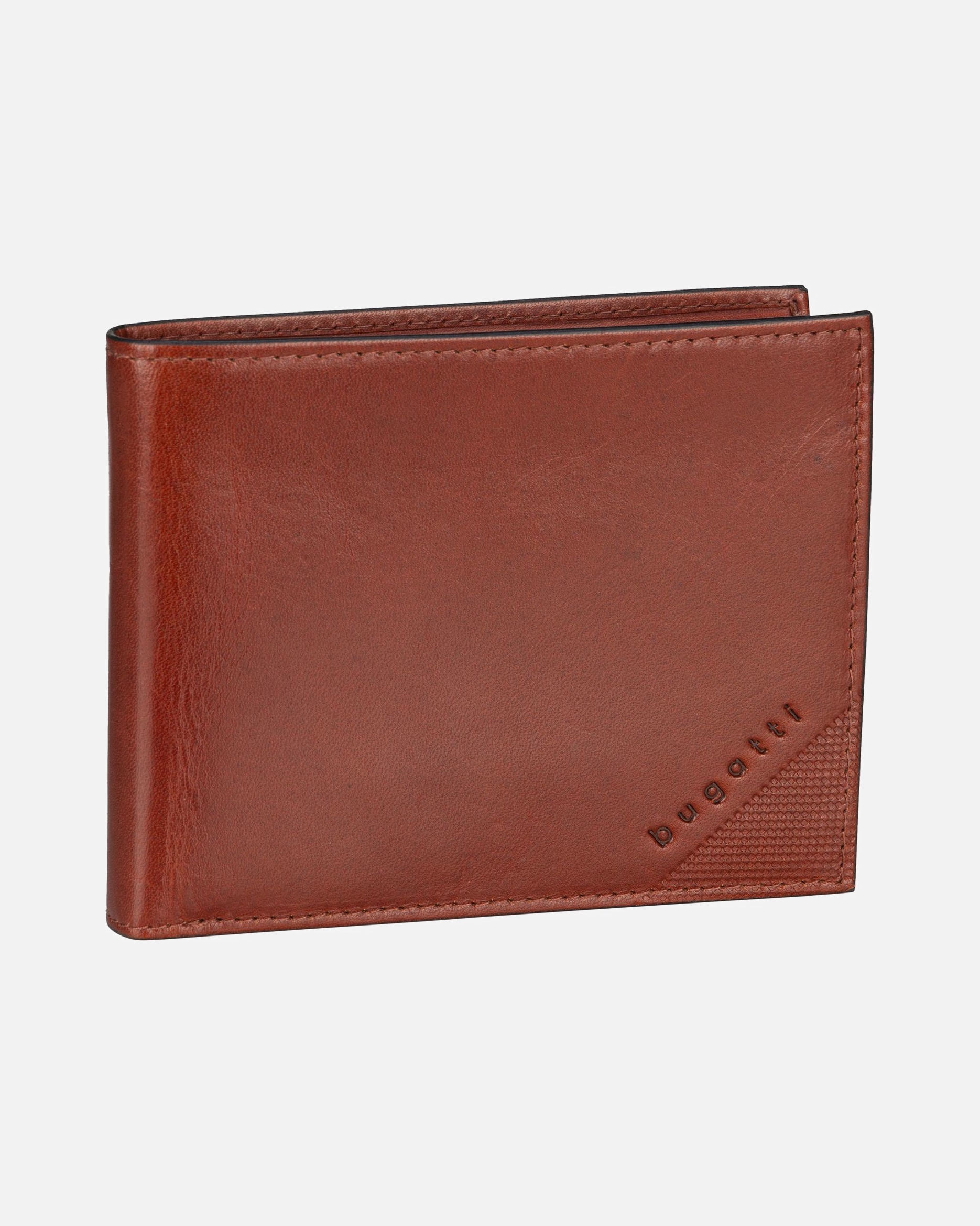 Portemonnaie für Männlich Bugatti Geldbörse Nobile Horizontal with Flap Cognac