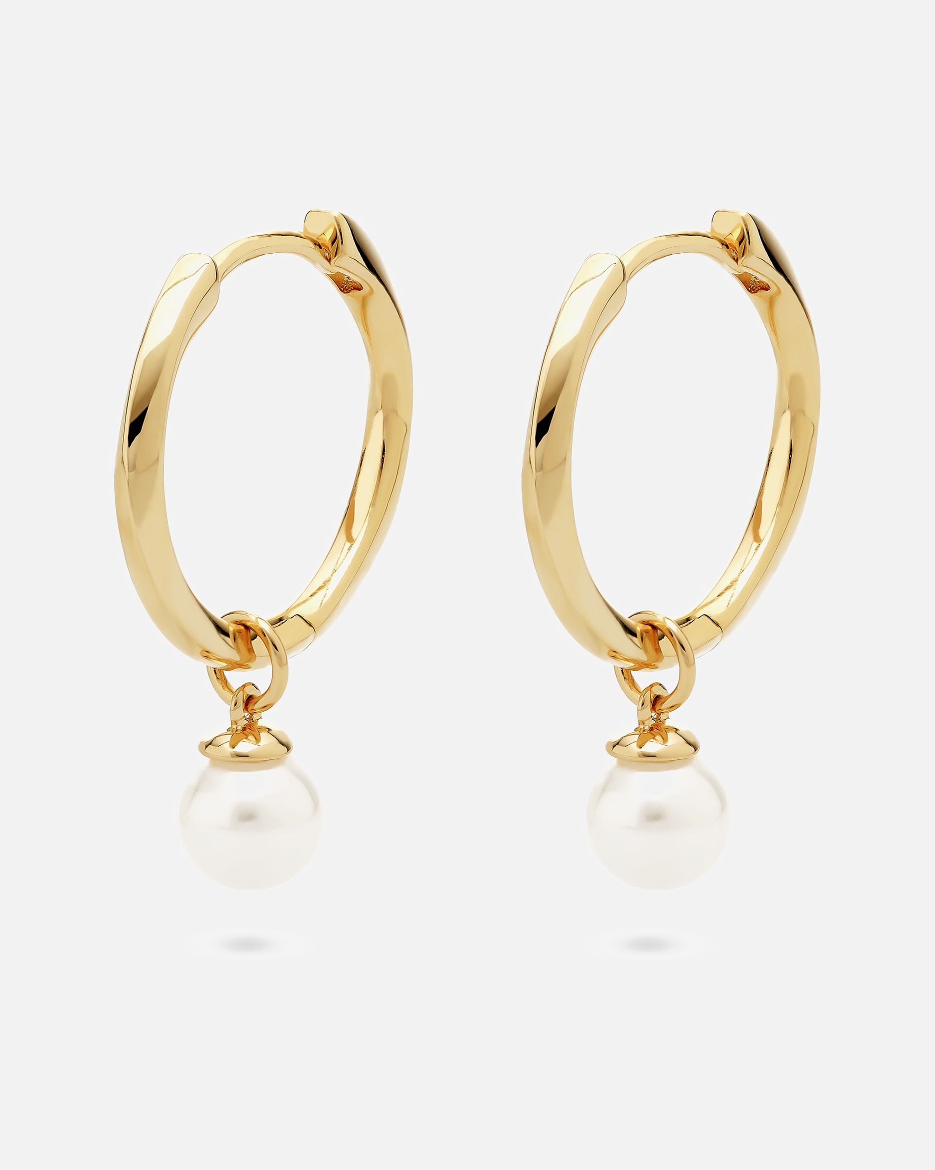 Ohrringe für Weiblich Jette Ohrhänger 925er Silber, recycelt gelbgold