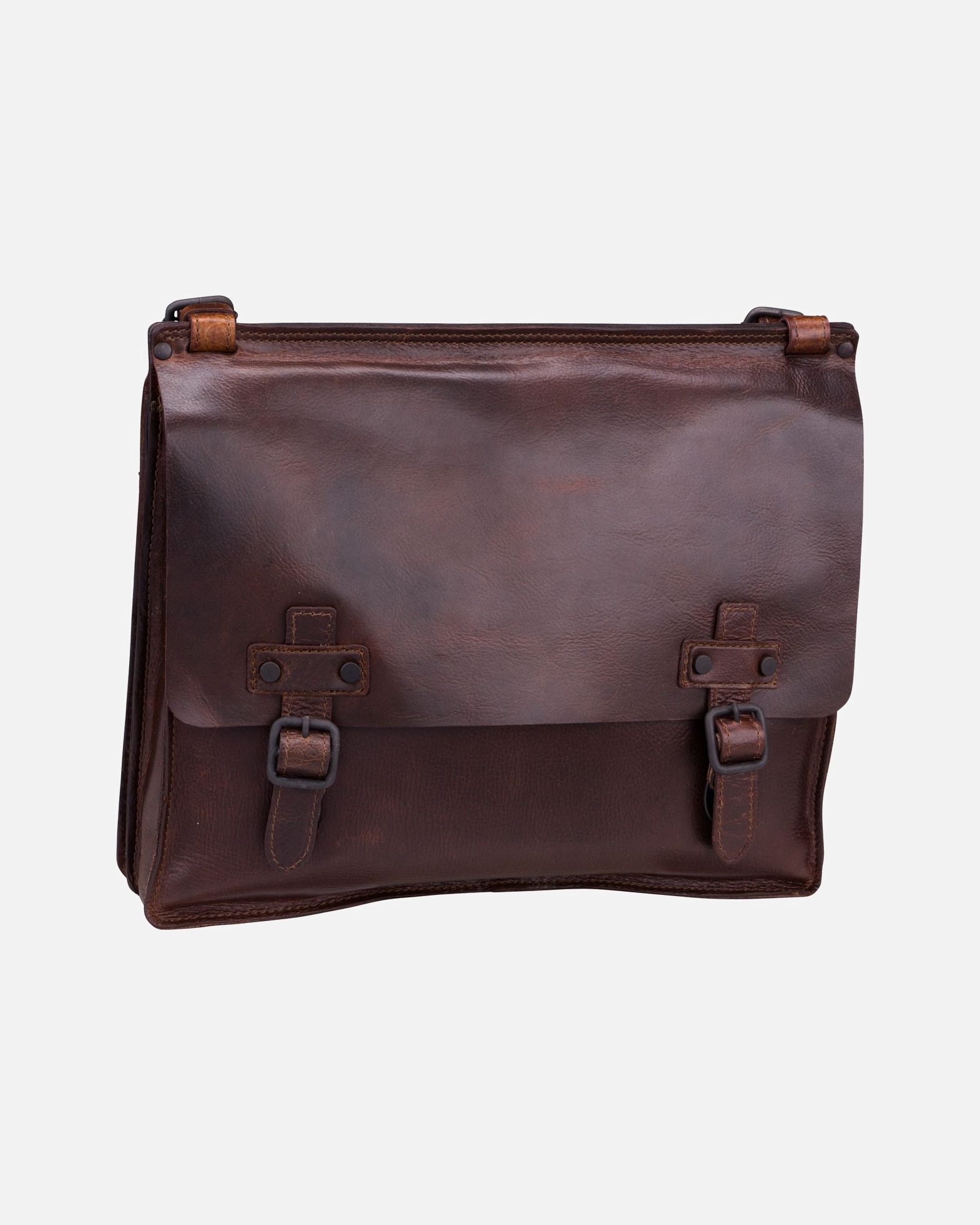 Umhängetasche für Männlich Harold's Umhängetasche Aberdeen 2909 Messengerbag M Aberdeen Messenger Leder 37 cm Laptopfach