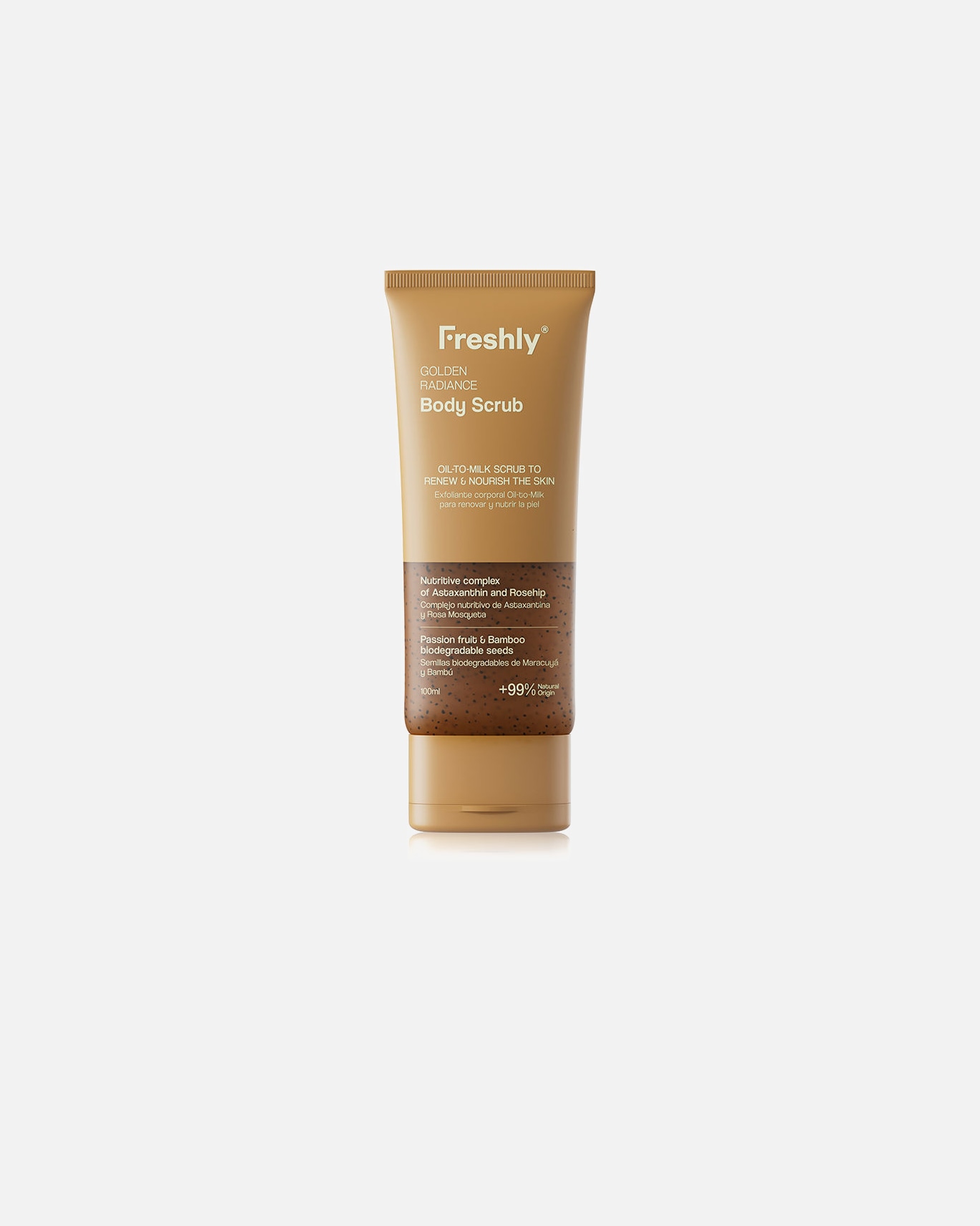 Körperpeeling für Unisex Freshly Cosmetics GOLDEN RADIANCE Körperpeeling 100 ml