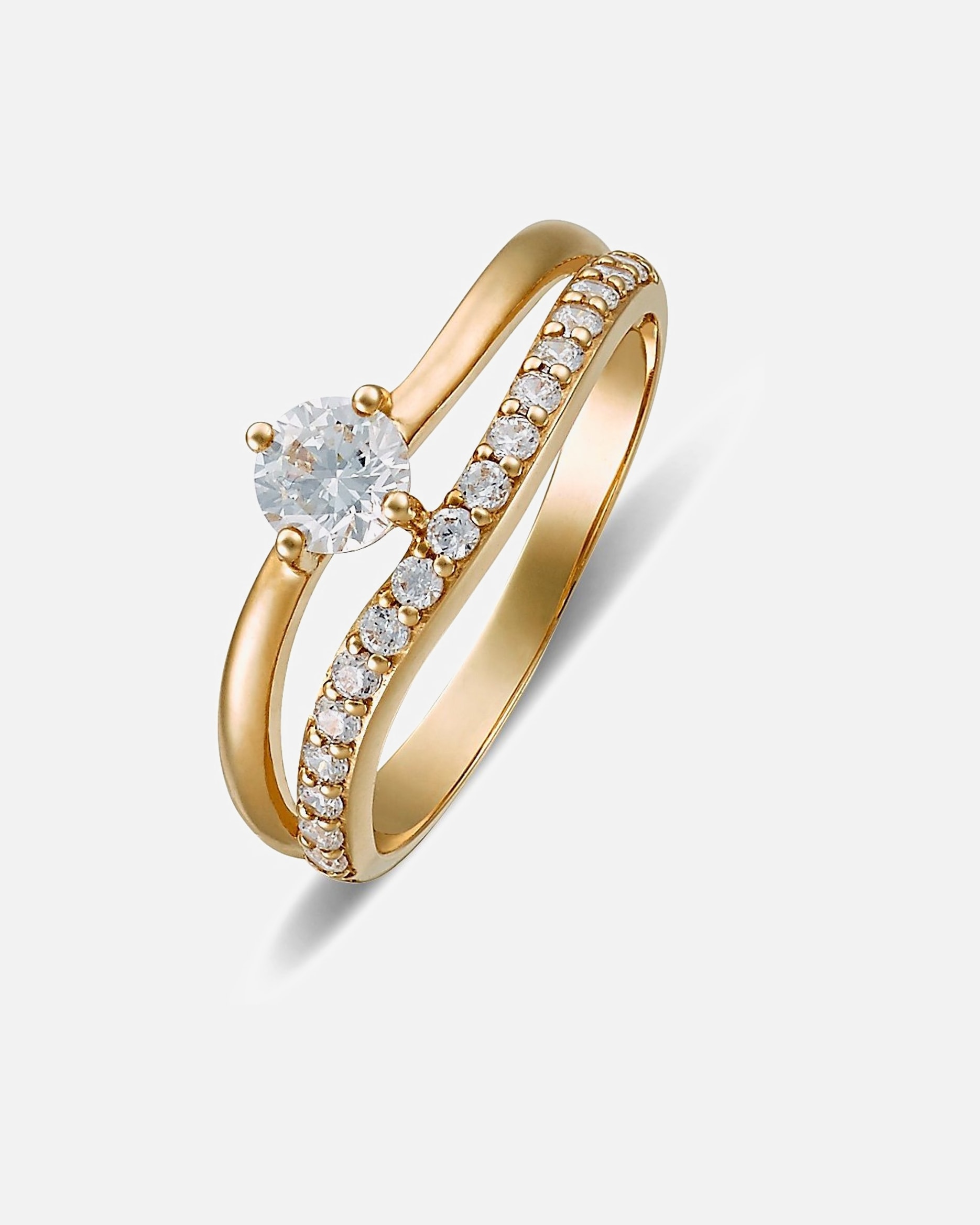 Ring für Weiblich CHRIST Damenring 375er Gelbgold 54