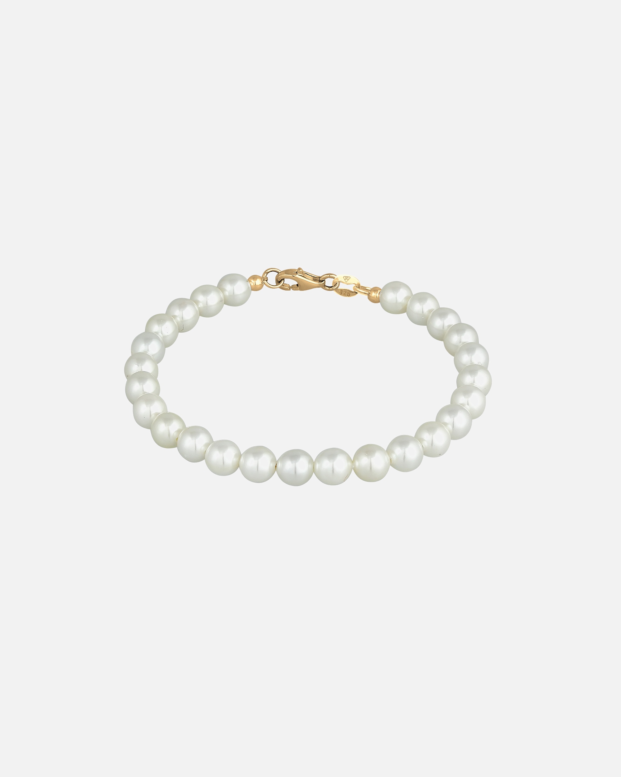 Armband für Weiblich Elli Muschelkernperlen 925 Sterling Silber 1 Stück