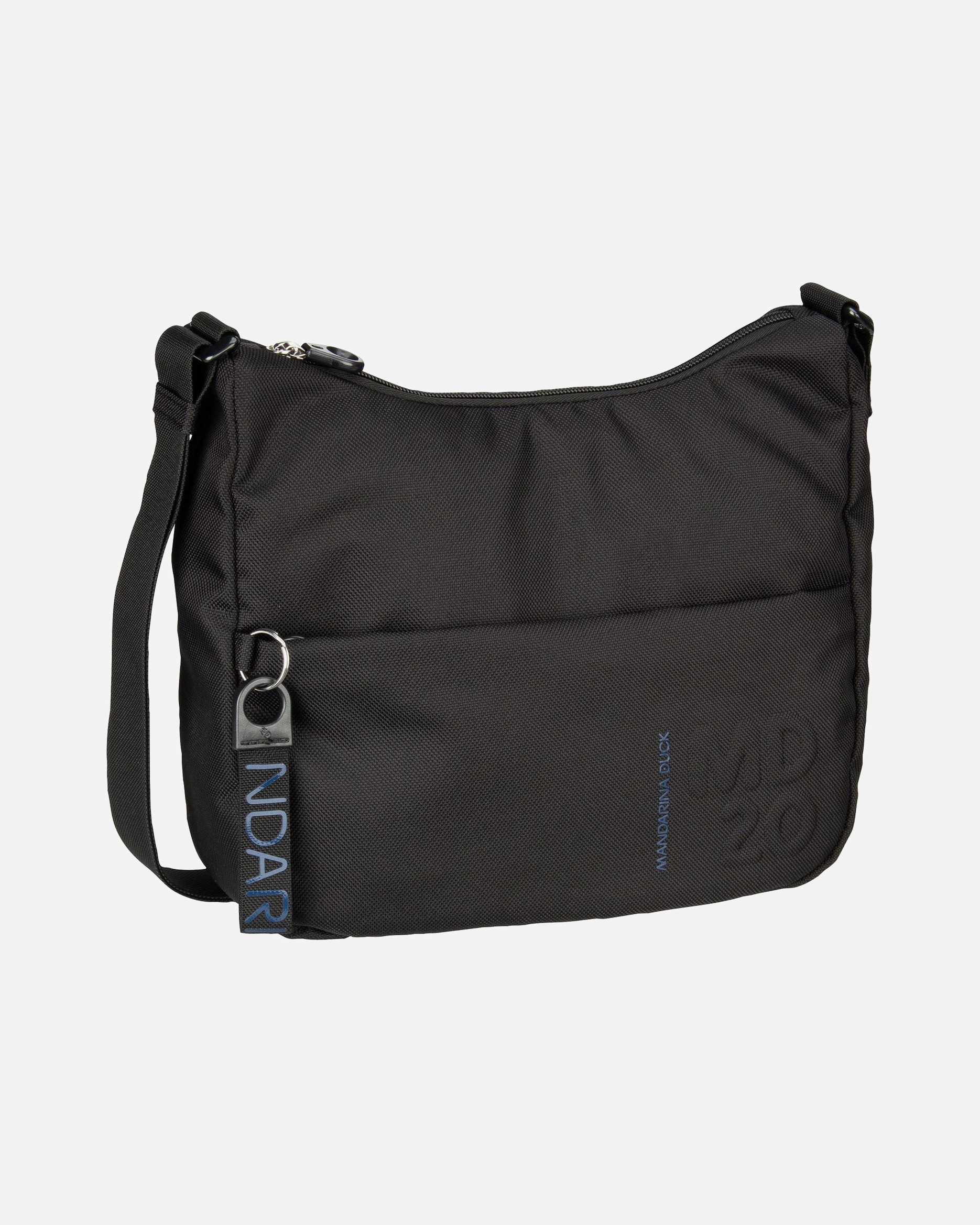 Handtasche für Weiblich Mandarina Duck Handtasche MD20 Medium Hobo QMT37 Black