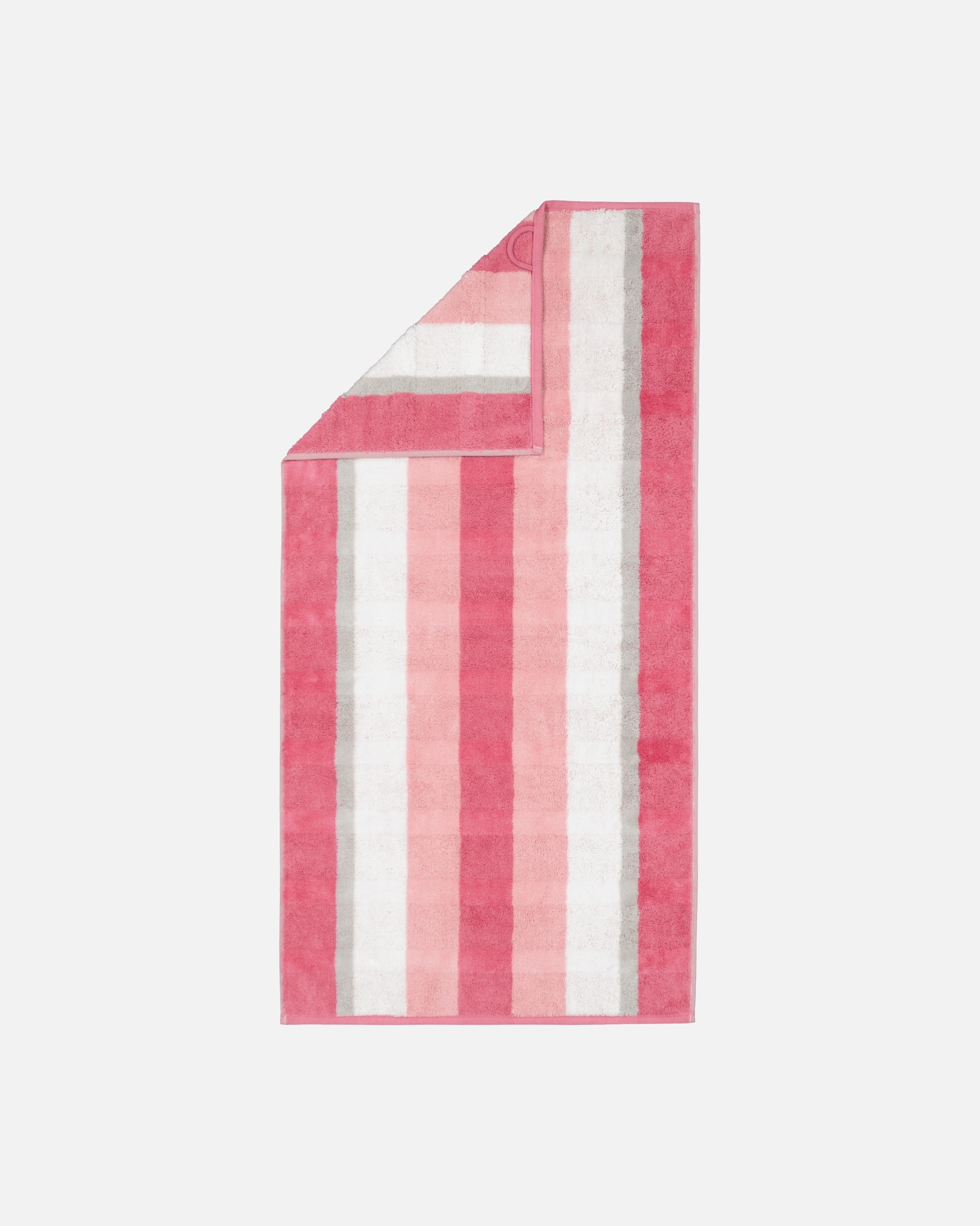 Handtuch für Unisex Cawö Cawö Handtücher Noblesse Stripe 1087 altrosa - 22 1 Stück