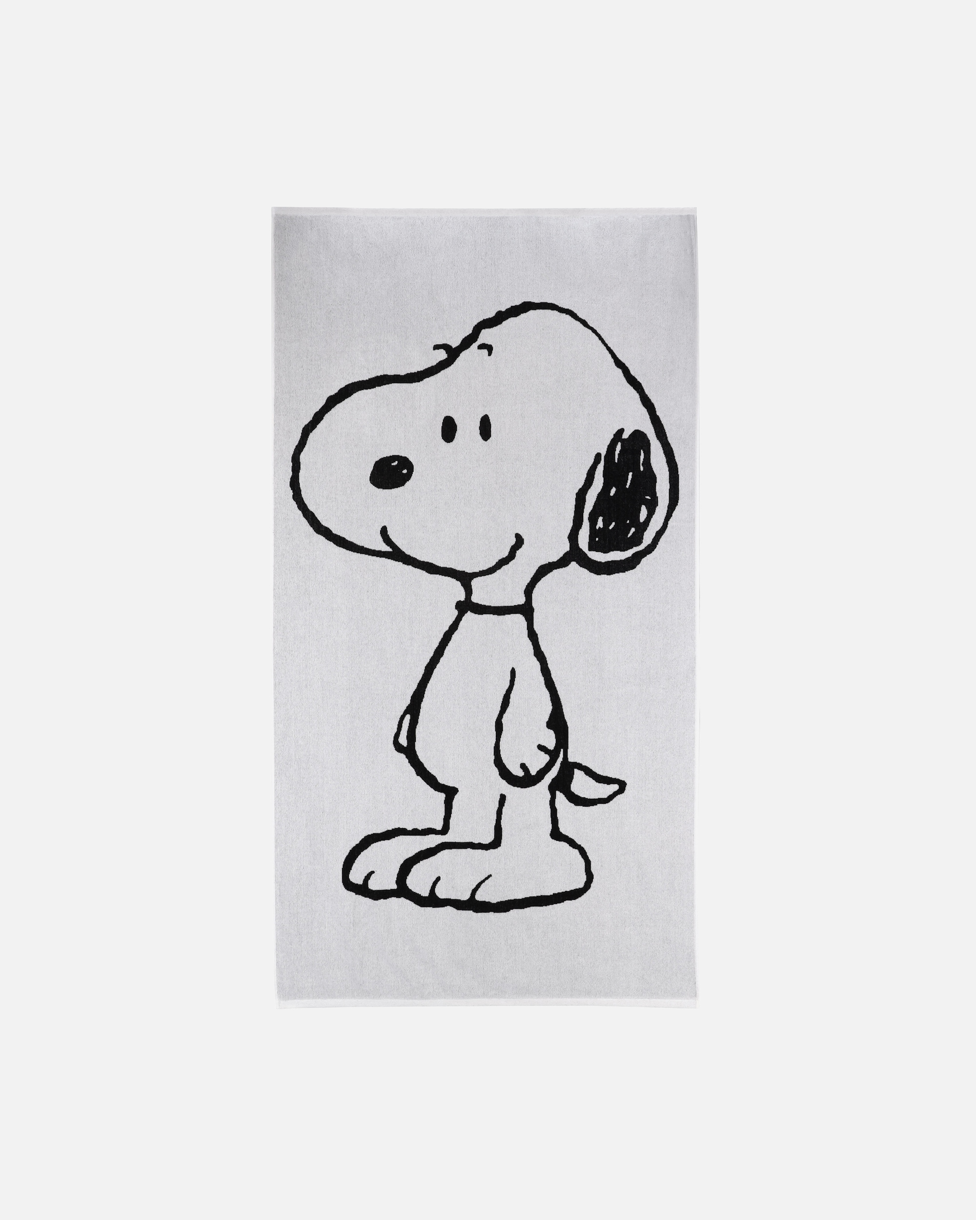 Handtuch für Unisex Vossen Vossen Strandtücher PEANUTS Snoopy Beach black/white - 0001 100x180 cm