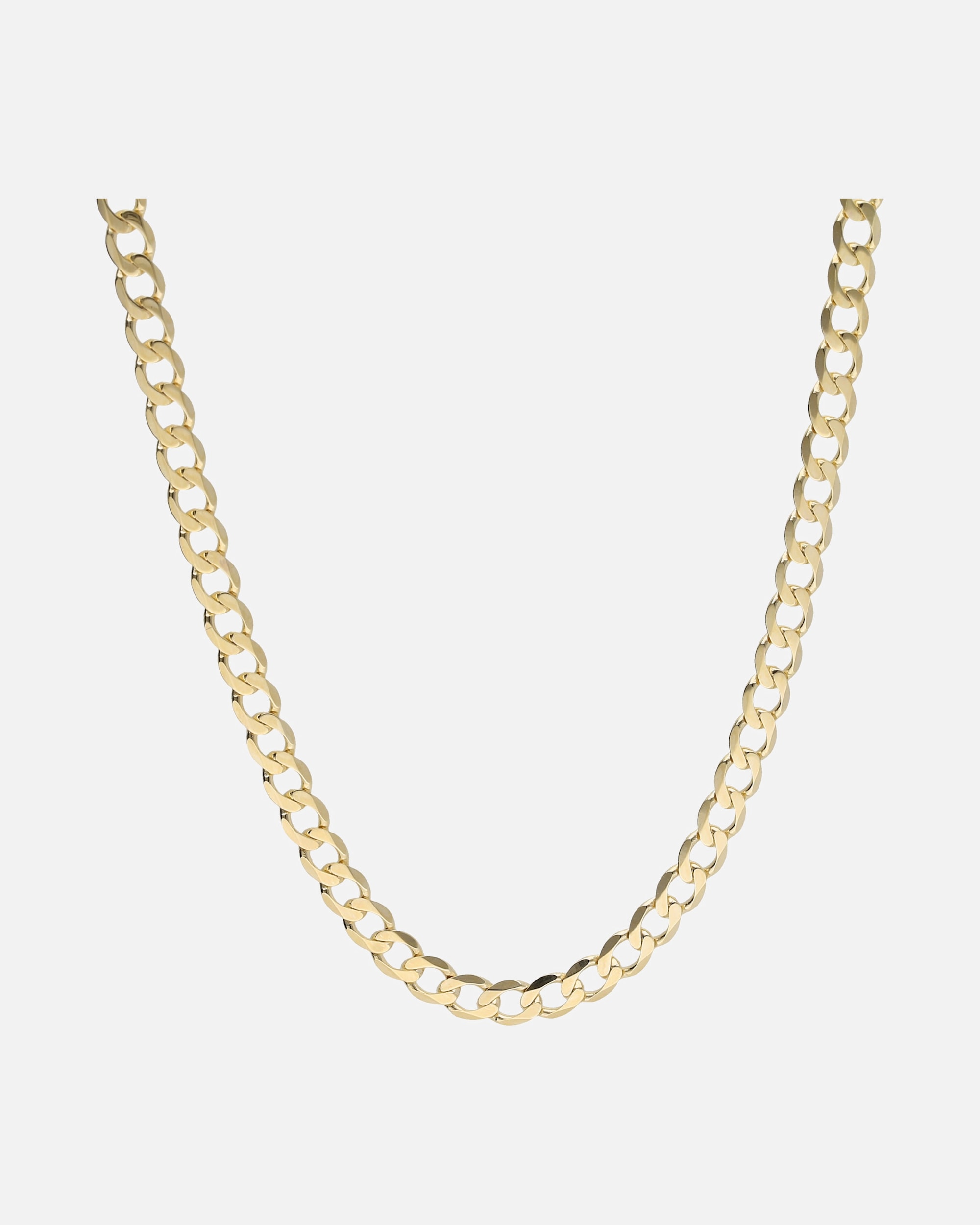 Halskette für Weiblich Luigi Merano Kette Panzerkette, massiv, Gold 585 55 cm