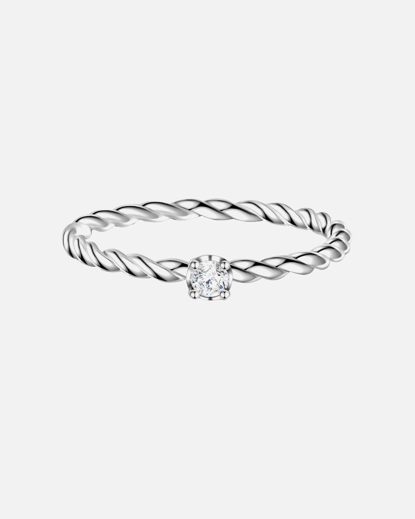 Ring für Weiblich Glanzstücke München Ring Sterling Silber Zirkonia in Silber 48