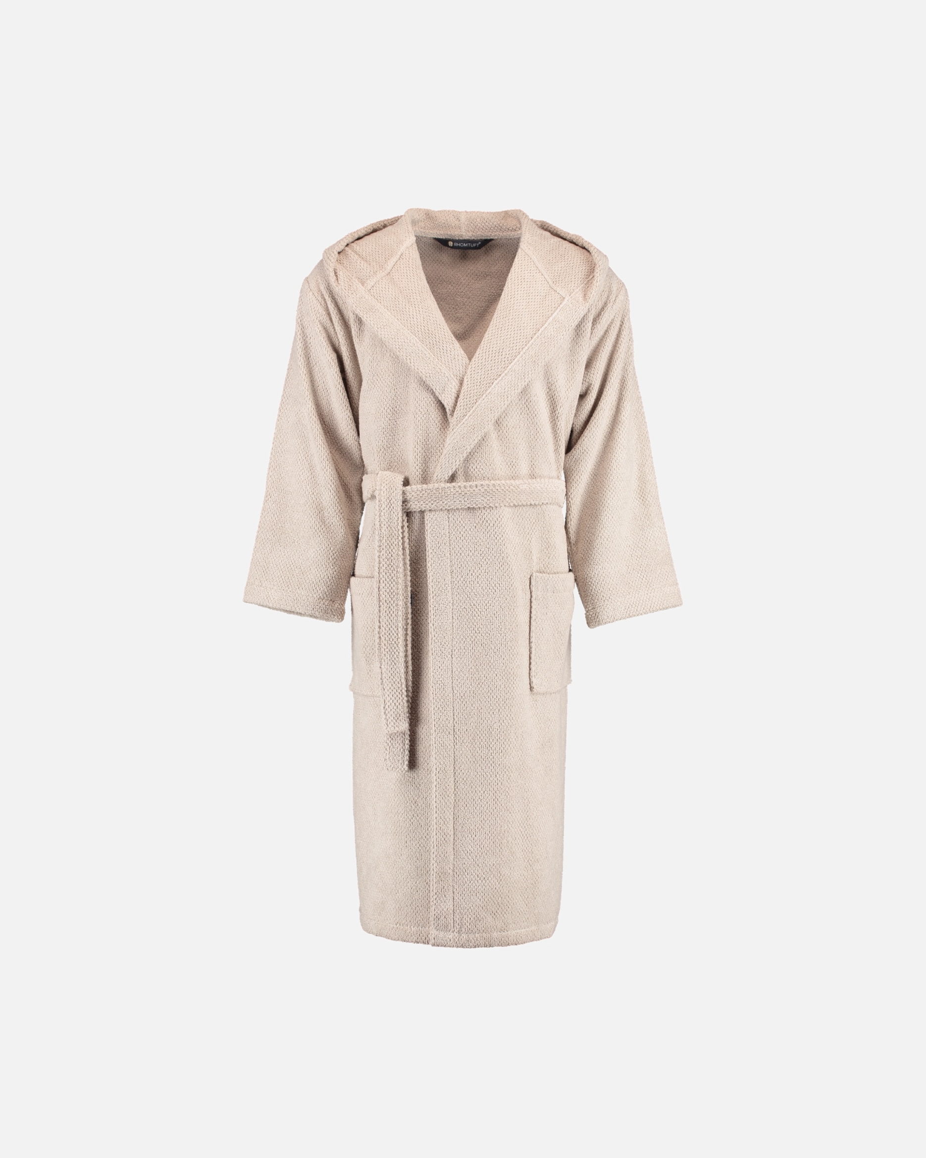 Bademantel für Unisex Rhomtuft Rhomtuft Bademäntel unisex Kapuze Baronesse stone - 320 XL