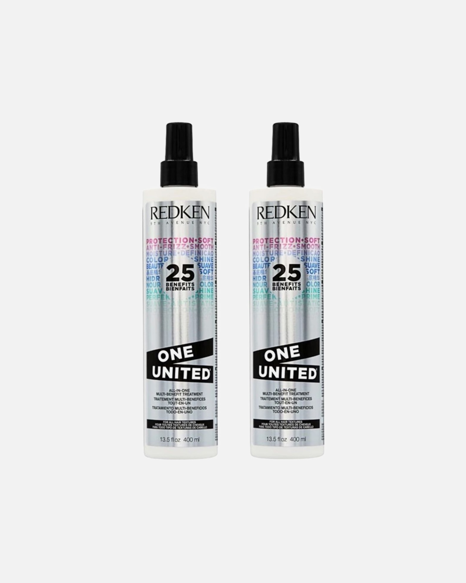 Leave-In-Conditioner für Weiblich Redken One United Multi-Benefit Treatment XL 2er Set 1 Stück