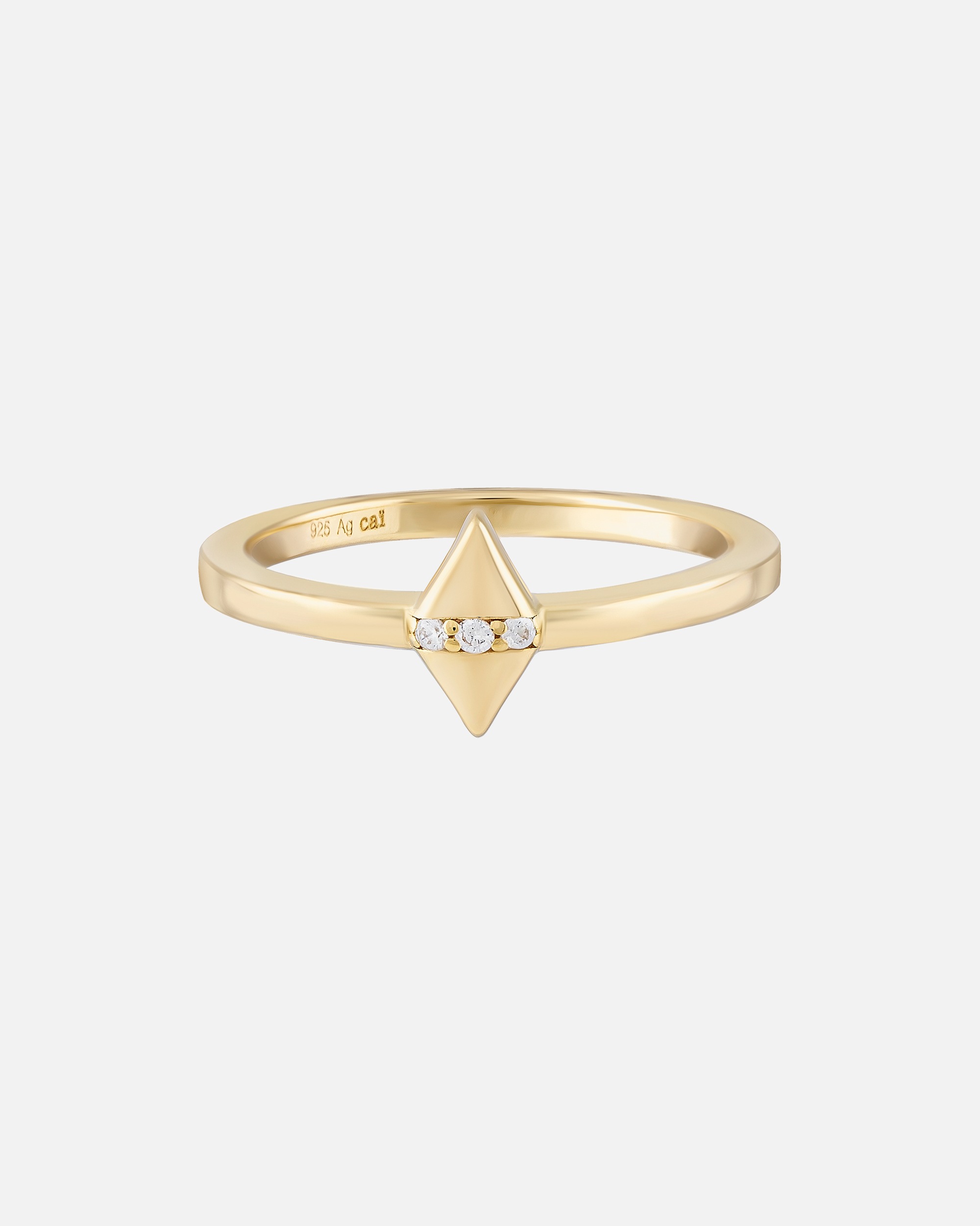 Ring für Weiblich caï Ring 925/- Sterling Silber Zirkonia 052 (16,6)