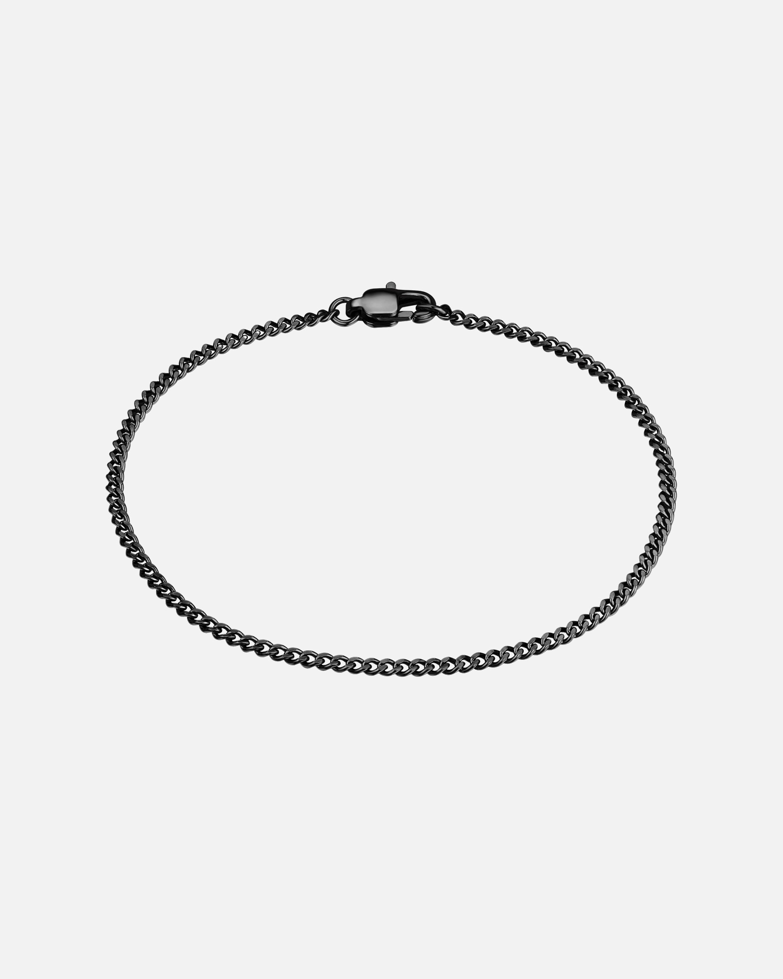 Armband für Männlich True Rebels Armband aus Edelstahl in Schwarz 1 Stück