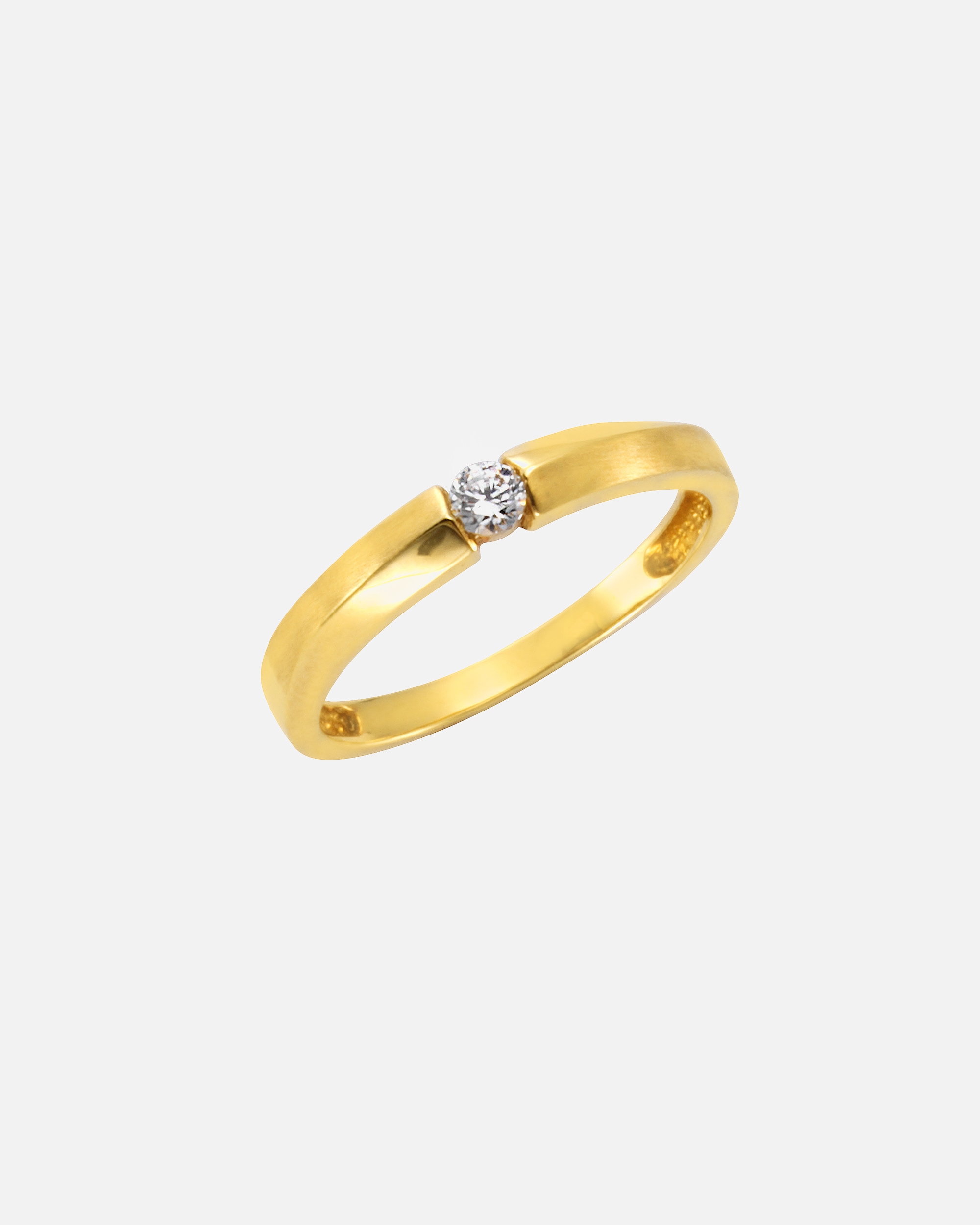 Ring für Weiblich Celesta Ring 375/- Gold Zirkonia weiß 054 (17,2)