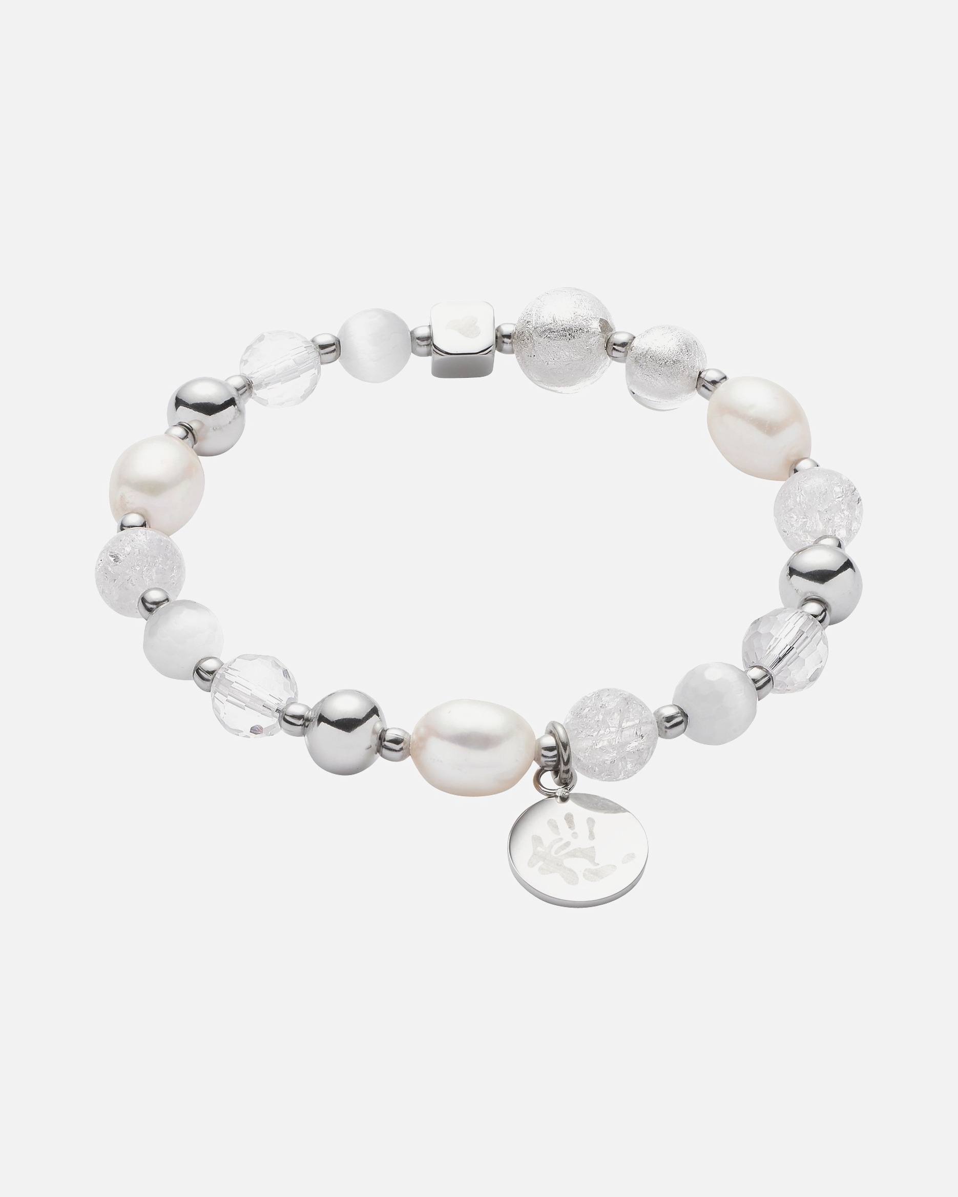 Armband für Weiblich Leonardo Armband Edelstahl, Perle, Glas 1 Stück