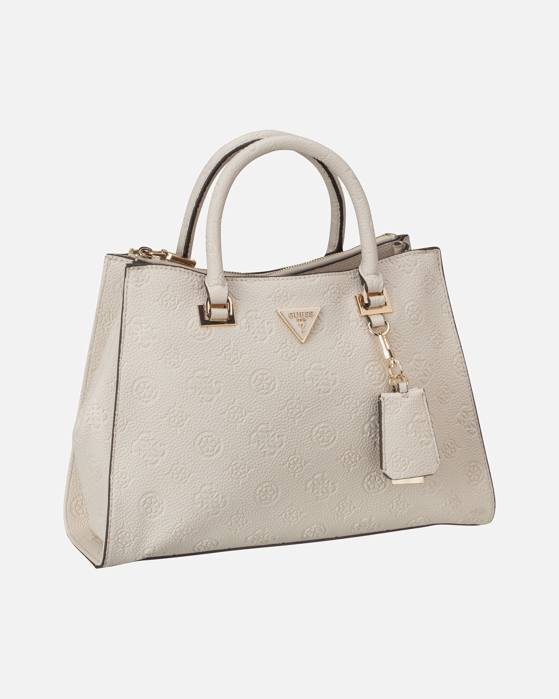 Handtasche für Weiblich GUESS Handtasche Cresidia 2 Society SAT Bone Logo