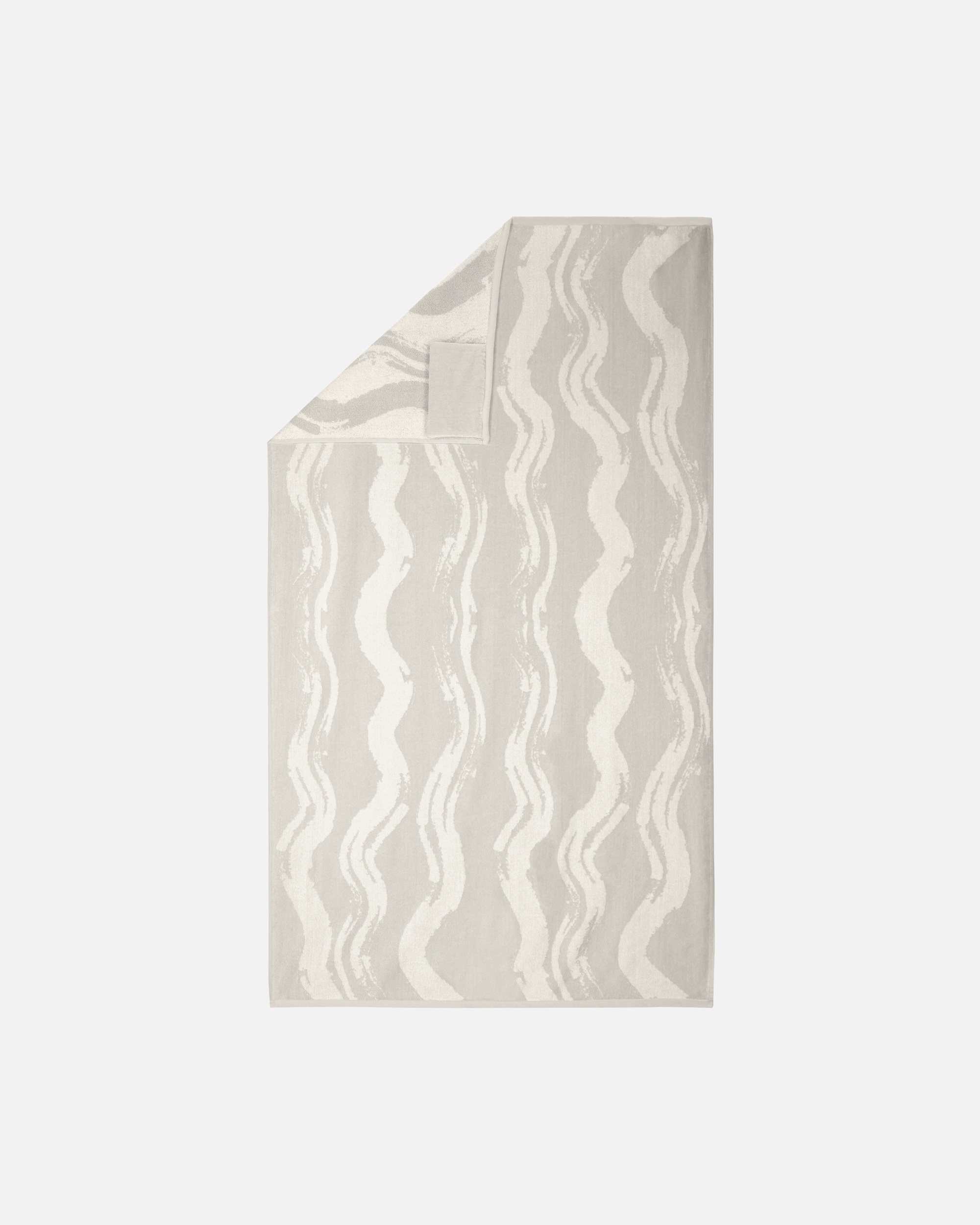 Handtuch für Unisex Vossen Vossen Strandtücher Coast Lines stone - 0001 100x180 cm
