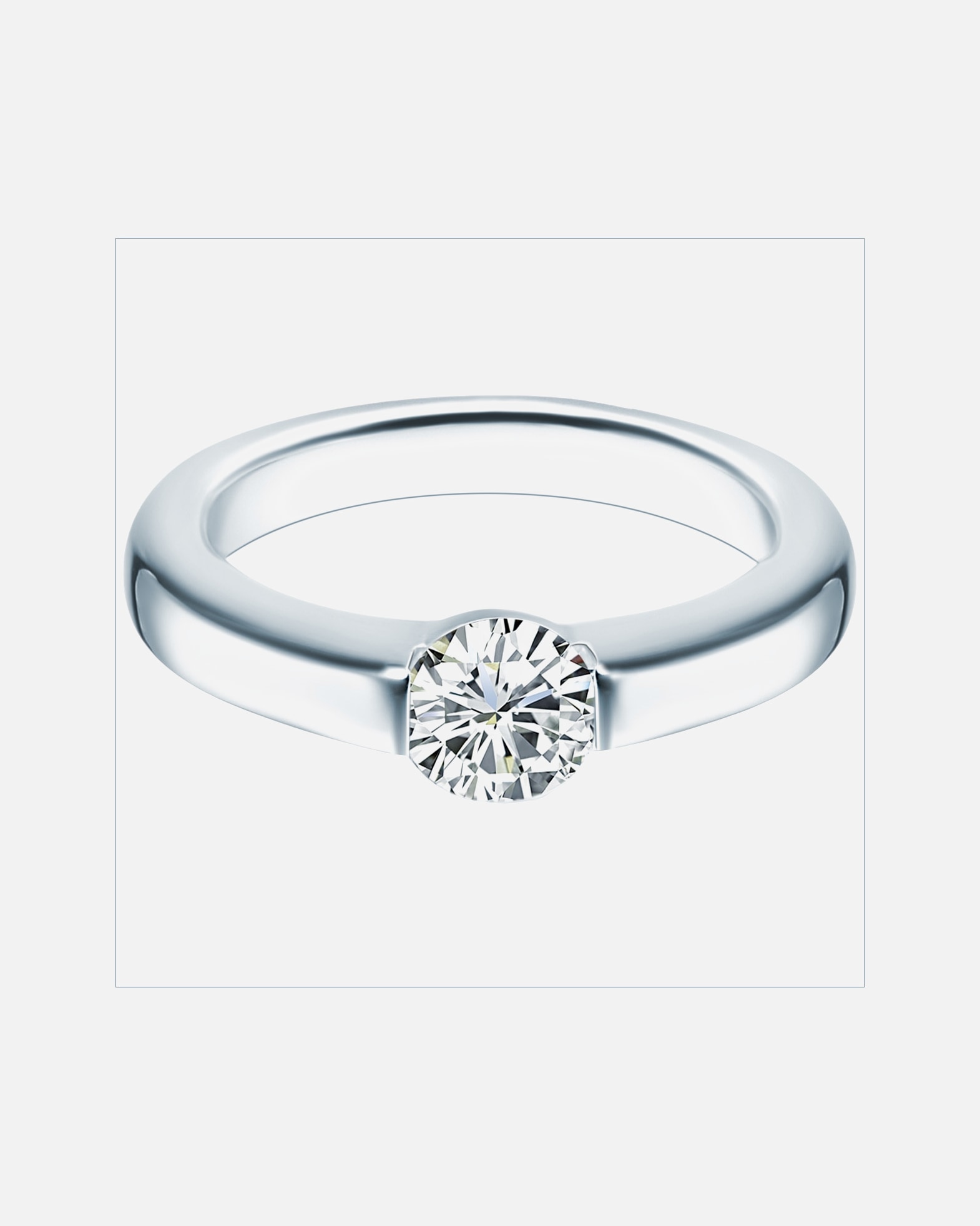 Ring für Weiblich Trilani Ring aus Sterling Silber in silber mit Zirkonia 48
