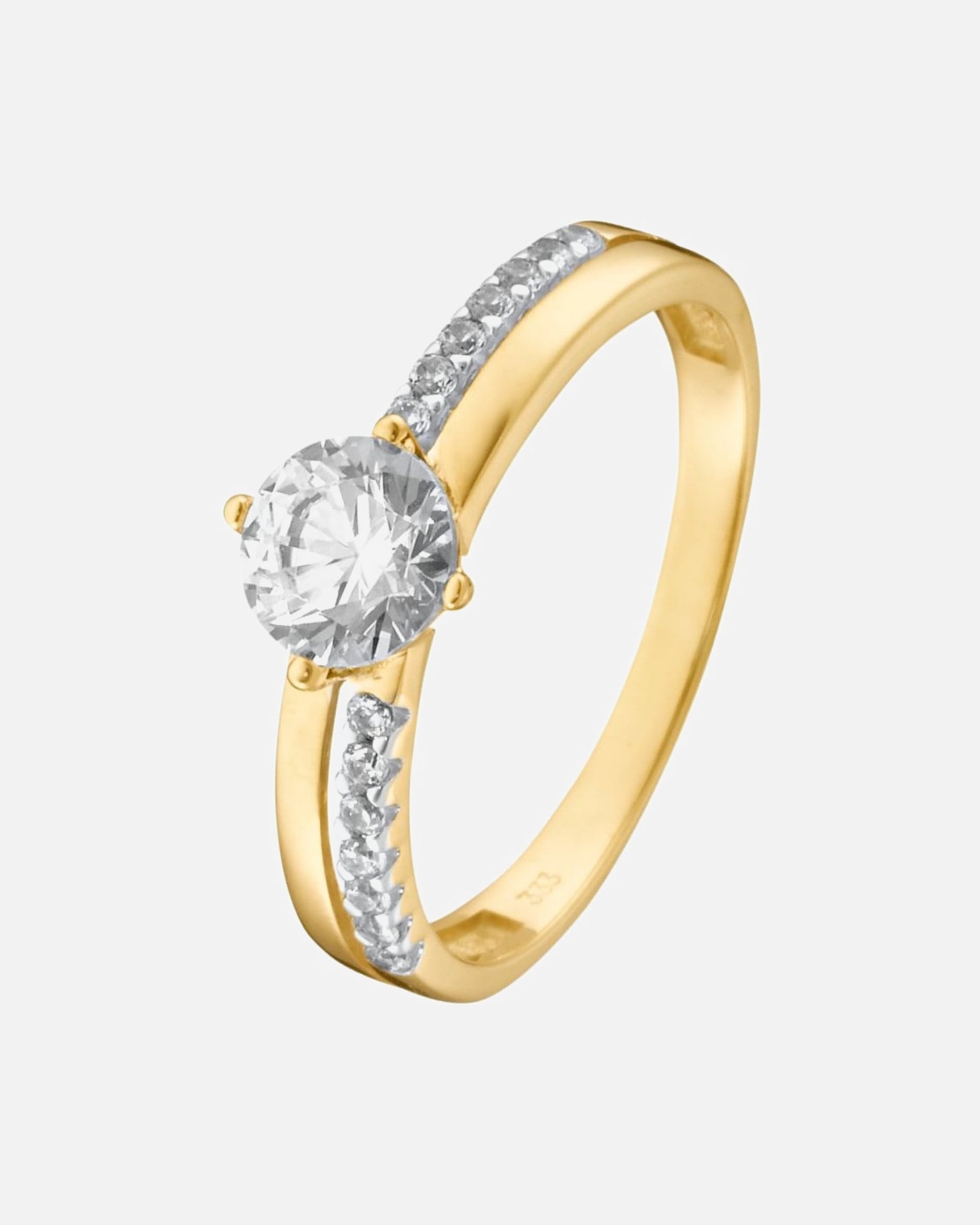 Ring für Weiblich CHRIST Damenring 375er Gelbgold 58