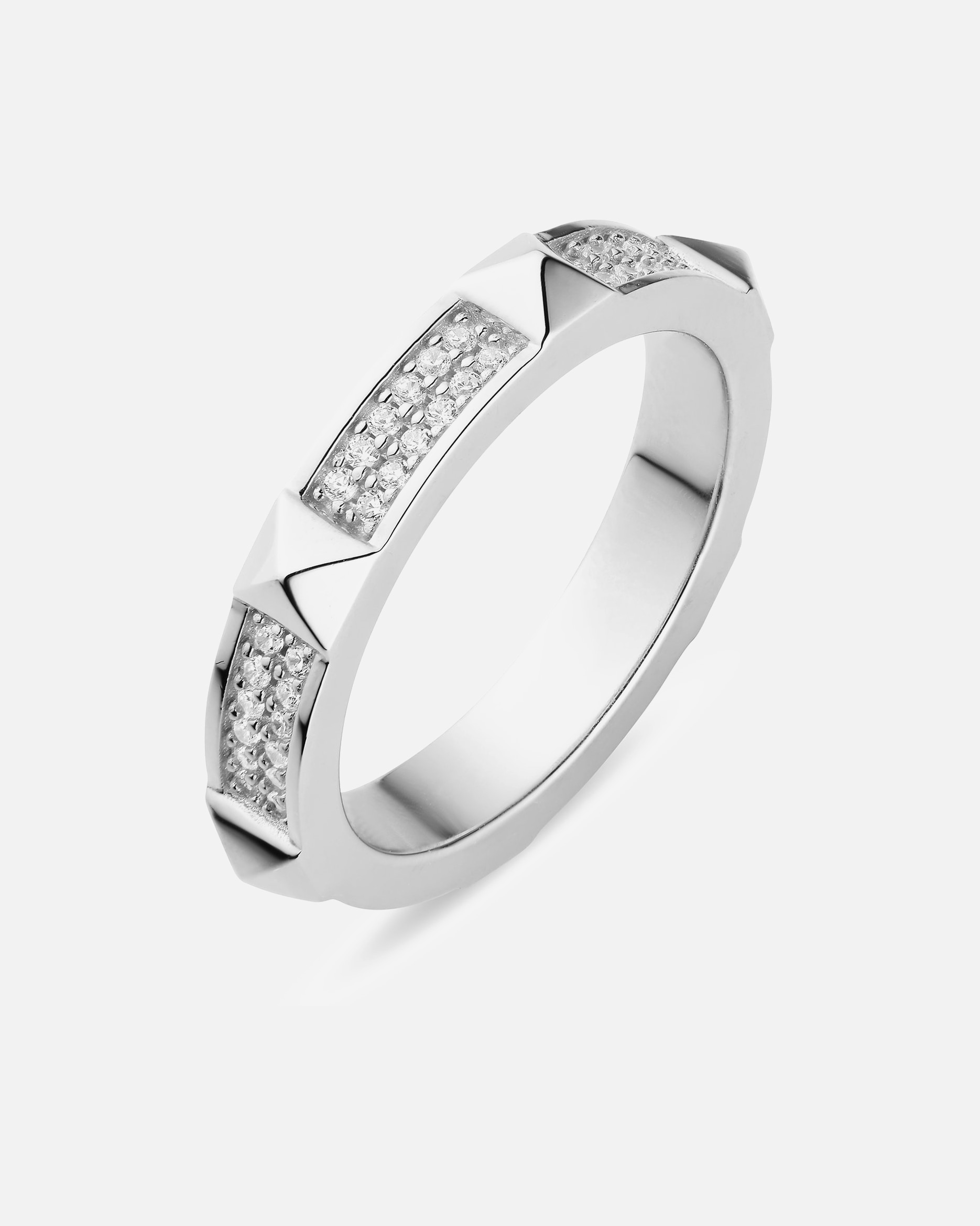 Ring für Weiblich Jette Damenring 925er Silber, recycelt 51