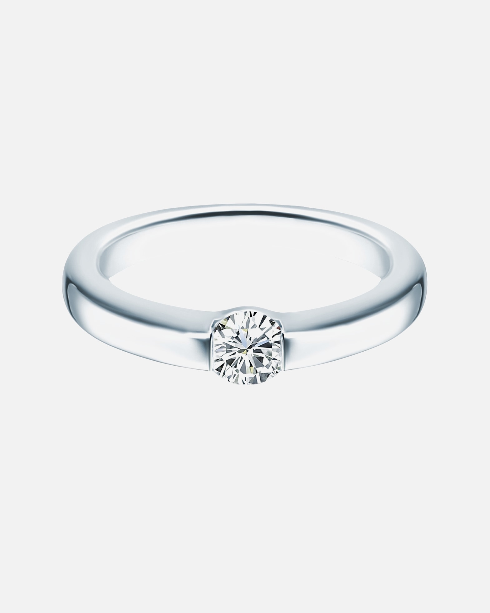 Ring für Weiblich Trilani Ring Sterling Silber Zirkonia in Silber 54