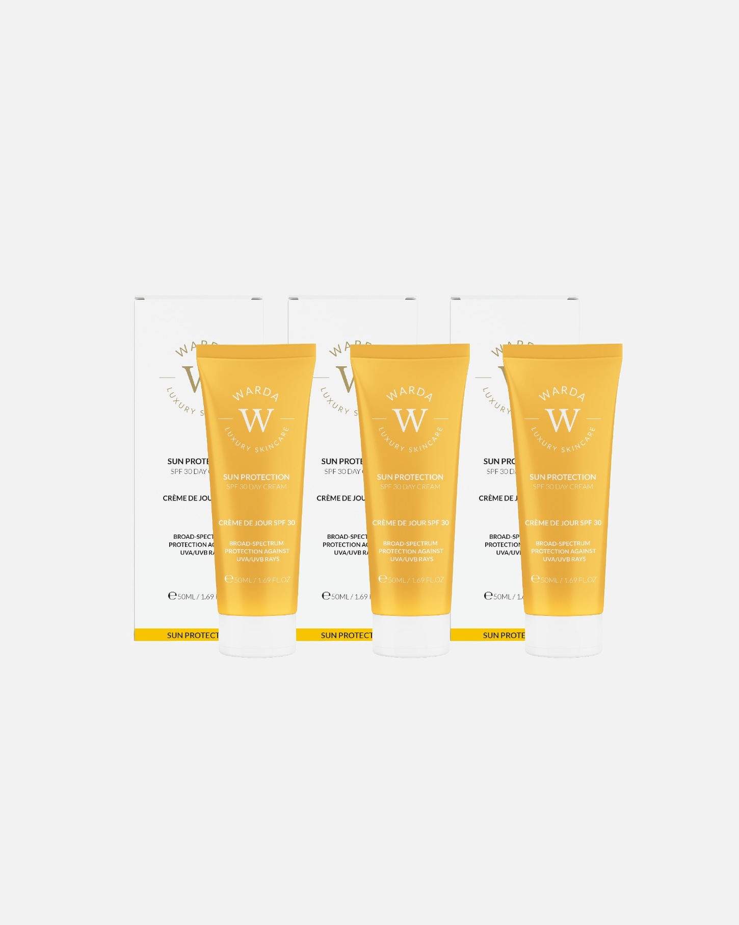 Sonnencreme für Weiblich WARDA LUXURY SKINCARE SPF30 Creme Trio 1 Stück