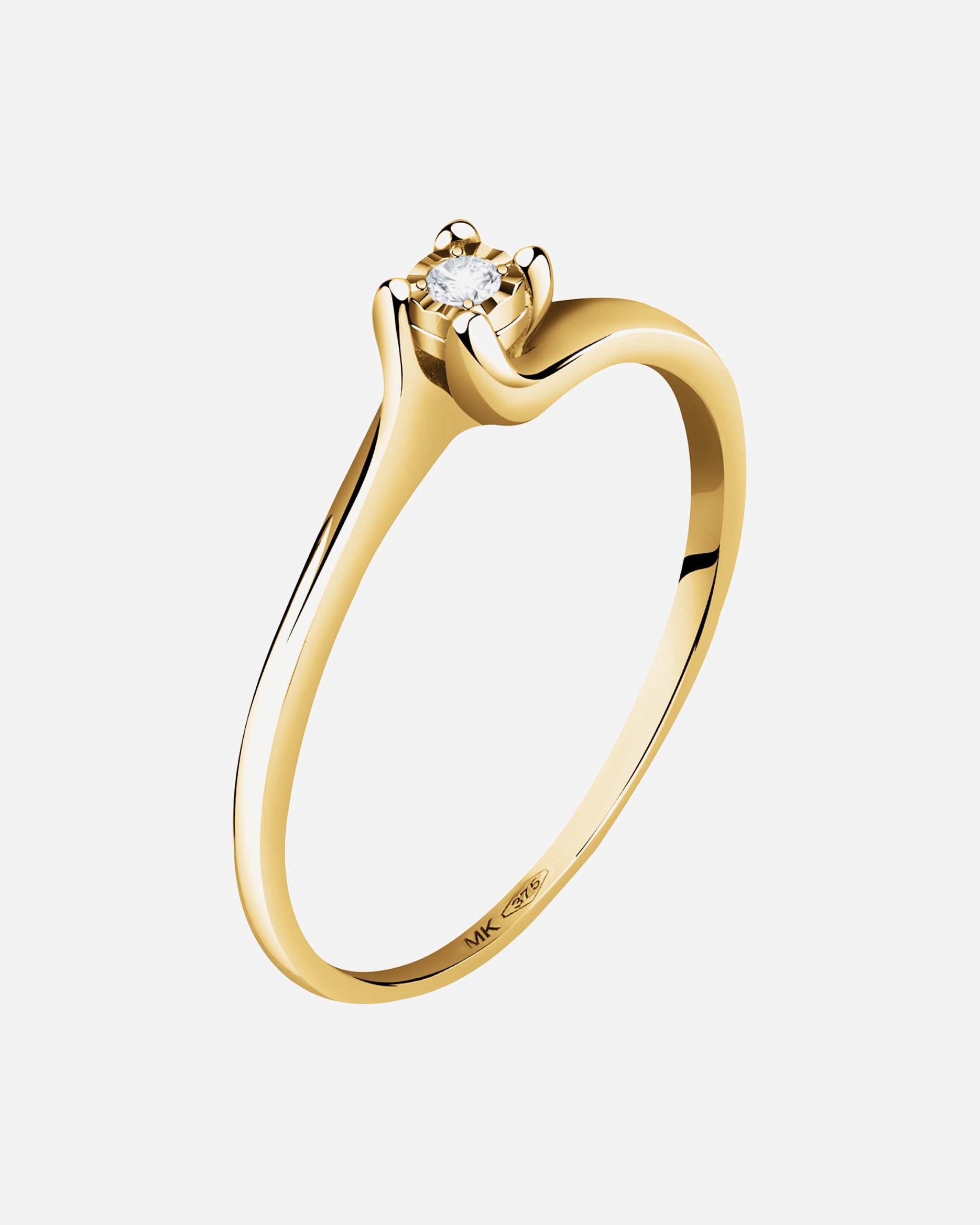 Ring für Weiblich CHRIST Damenring 375er Gelbgold 50