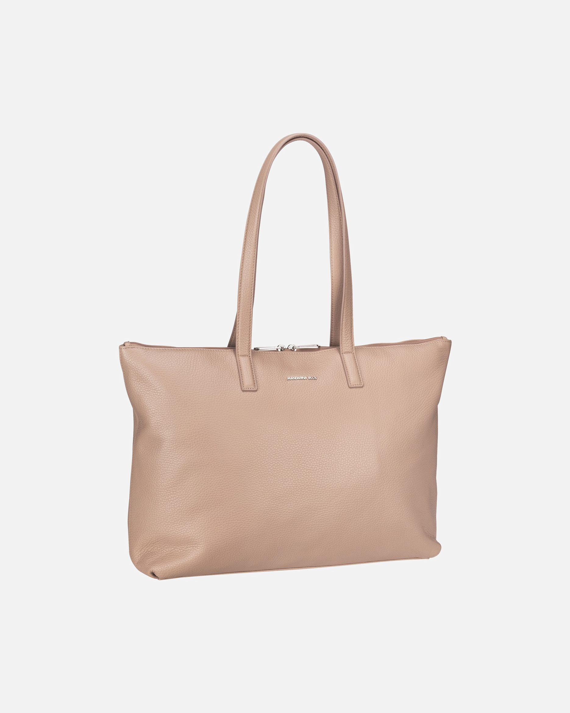 Shopper für Weiblich Mandarina Duck Shopper Mellow Leather PC FZT54 Warm Taupe